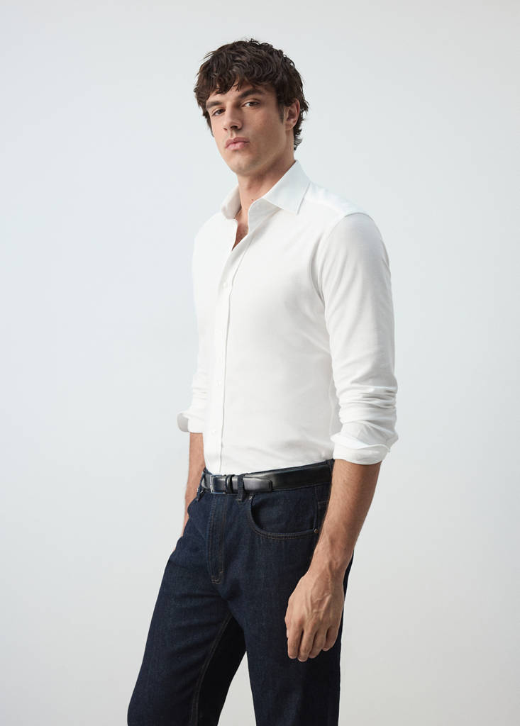 100% cotton slim-fit shirt - thumbnail 6