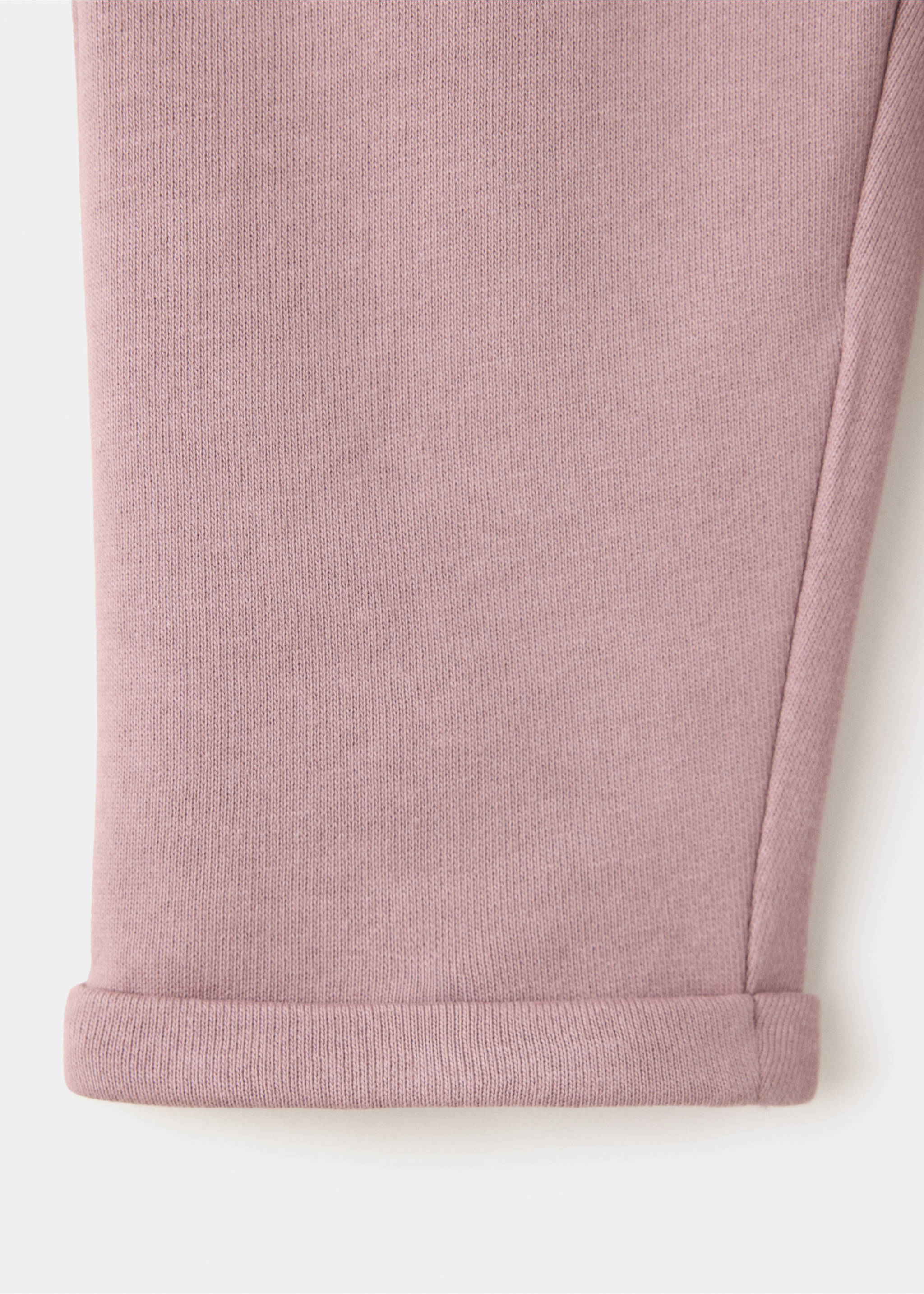 Cuffed jogger trousers - Details of the article 0, Burgundy. Ref: 37035988-00.
