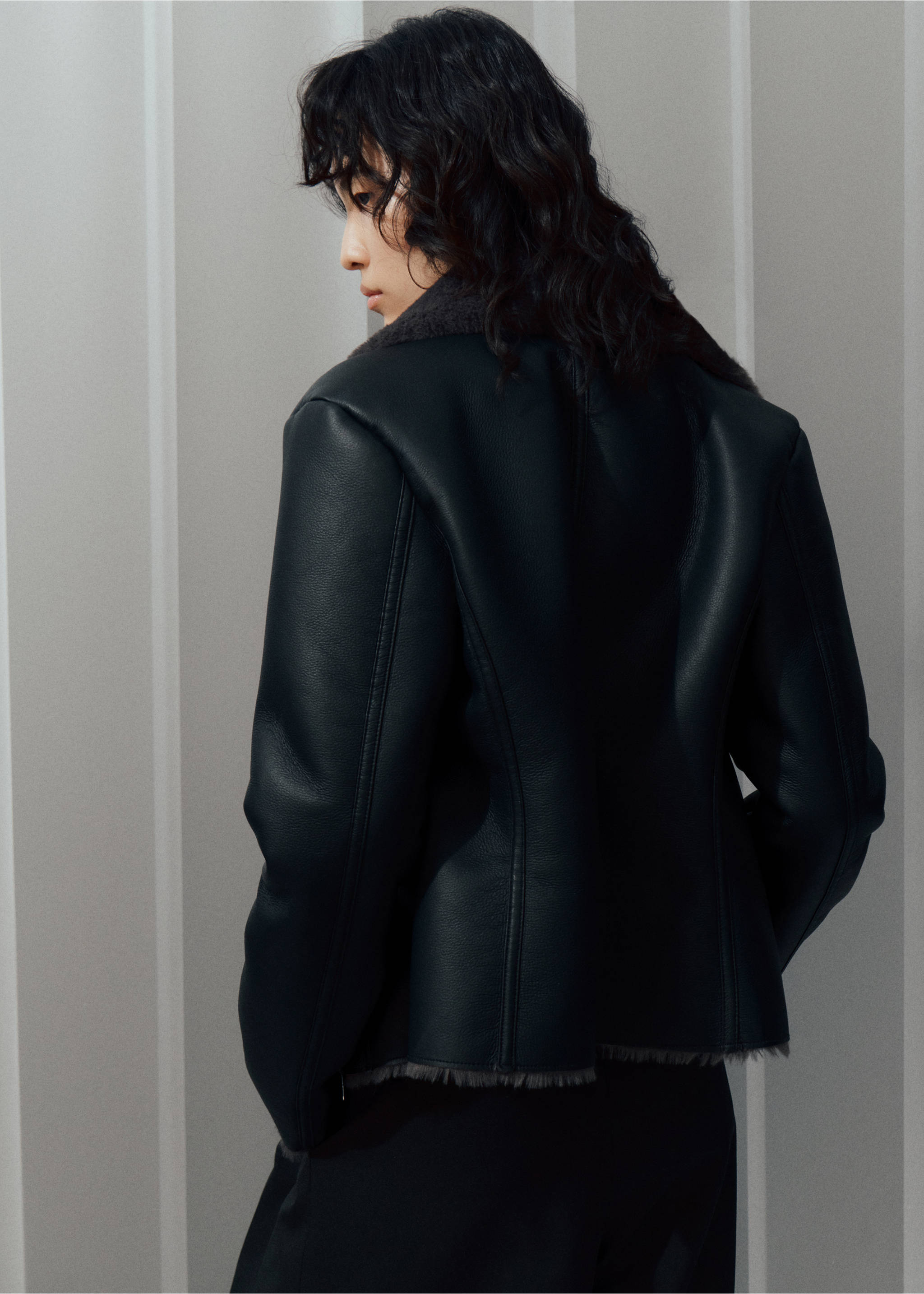 Veste cadol - Verso de l’article, Noir. Ref: 37035991-00.