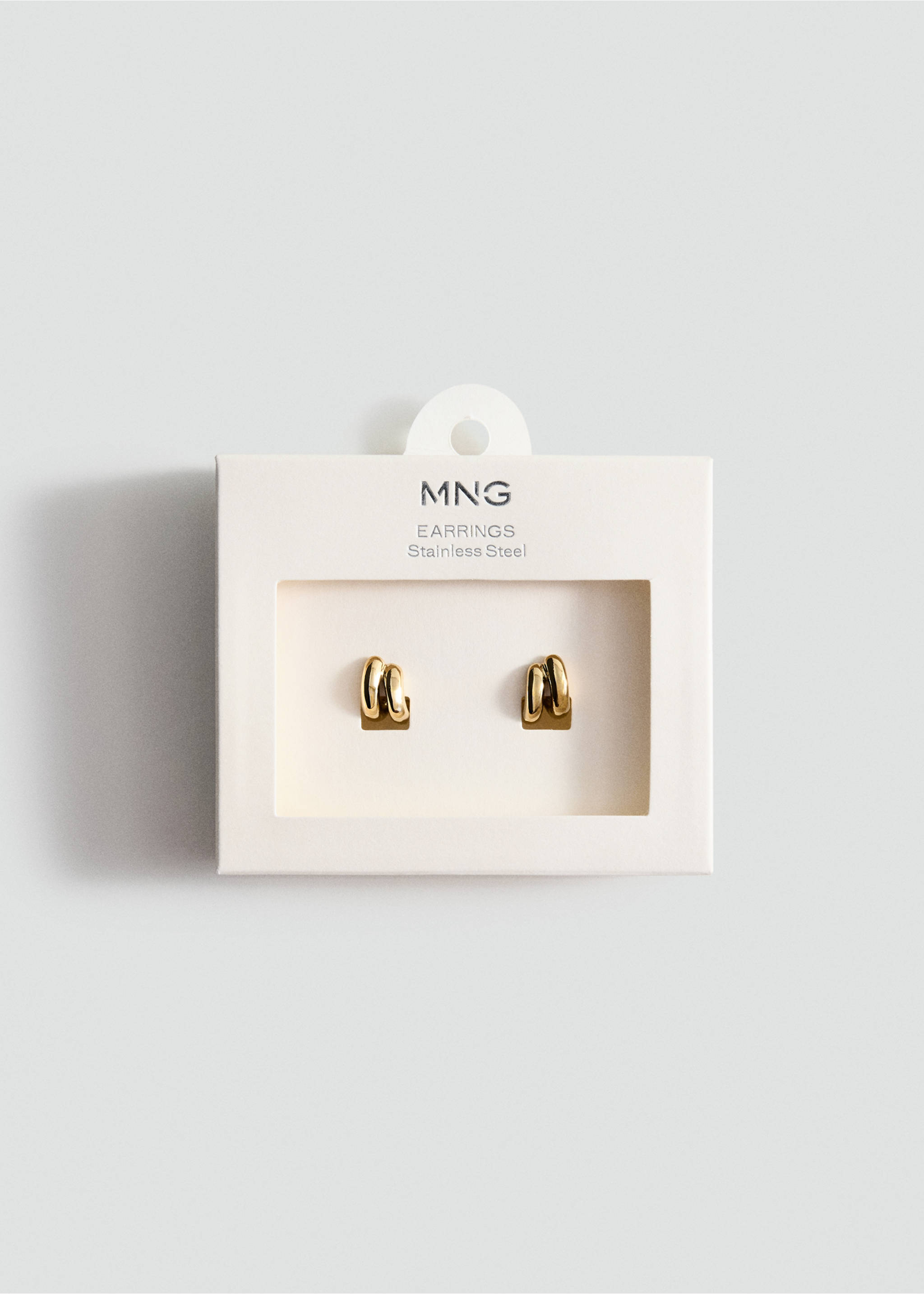 Hoop earrings - Details of the article 1, Gold. Ref: 37035993-00.