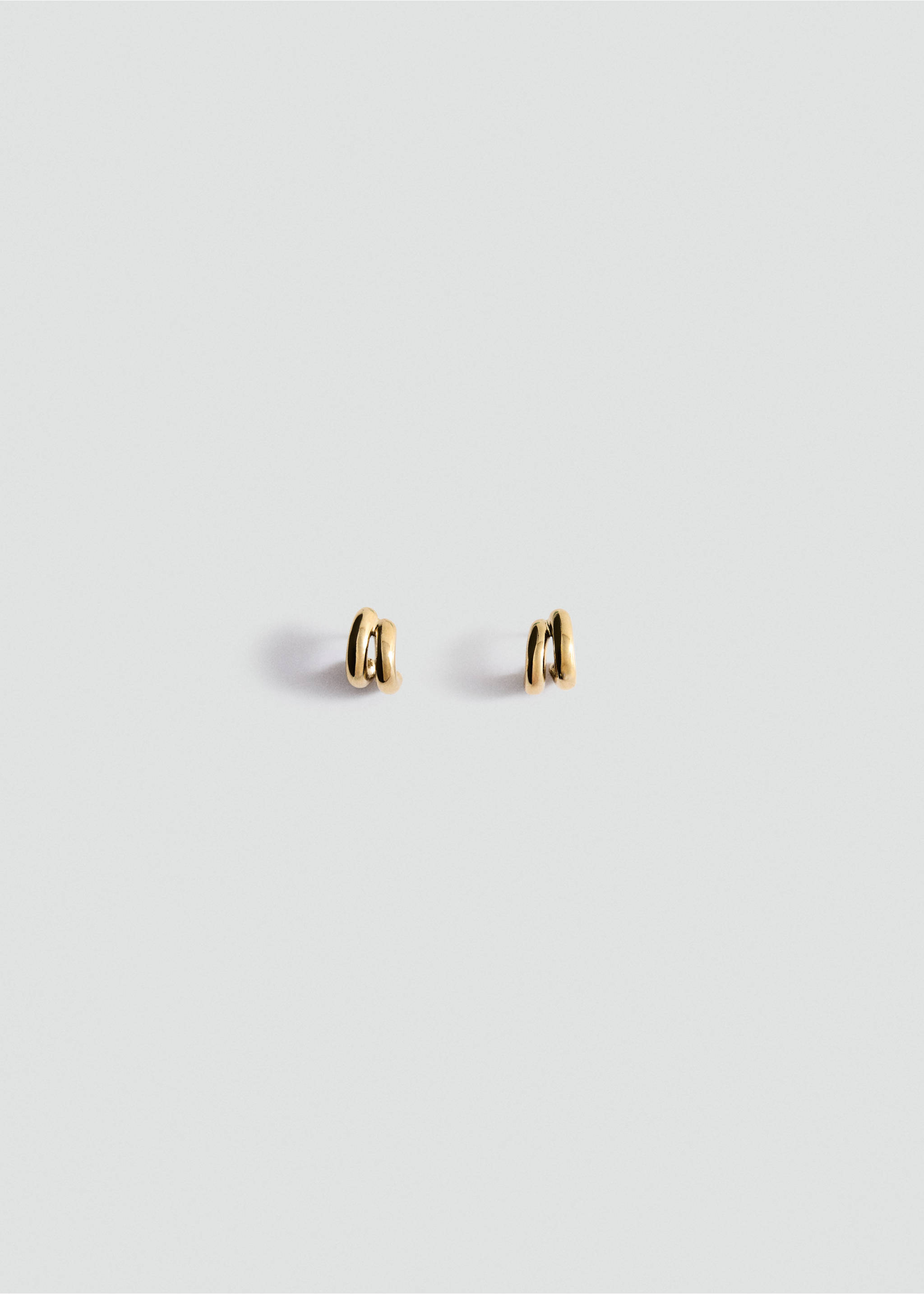 Hoop earrings - Article without model, Gold. Ref: 37035993-00.
