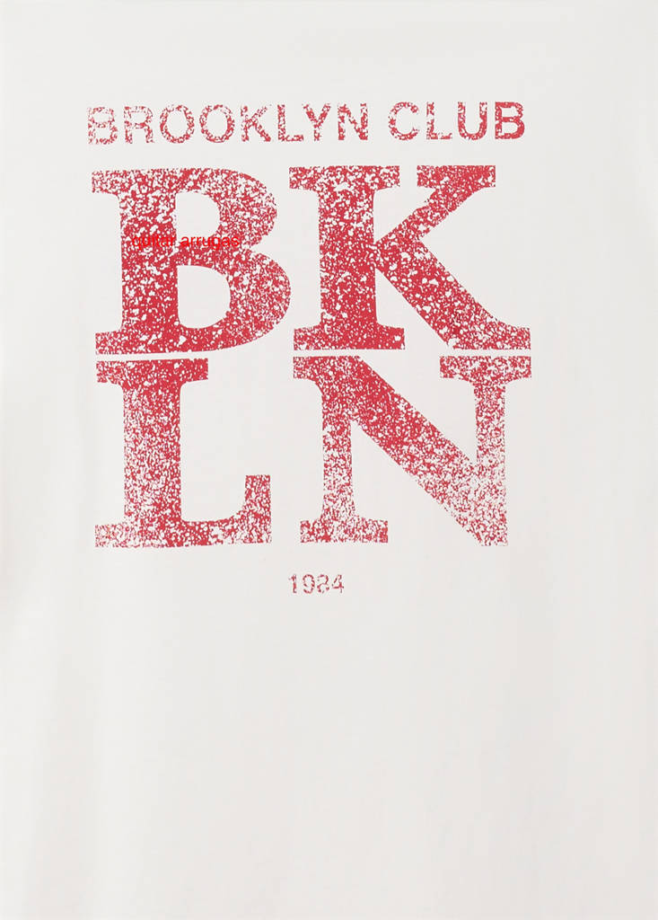 Cotton T-shirt with print detail - thumbnail 6