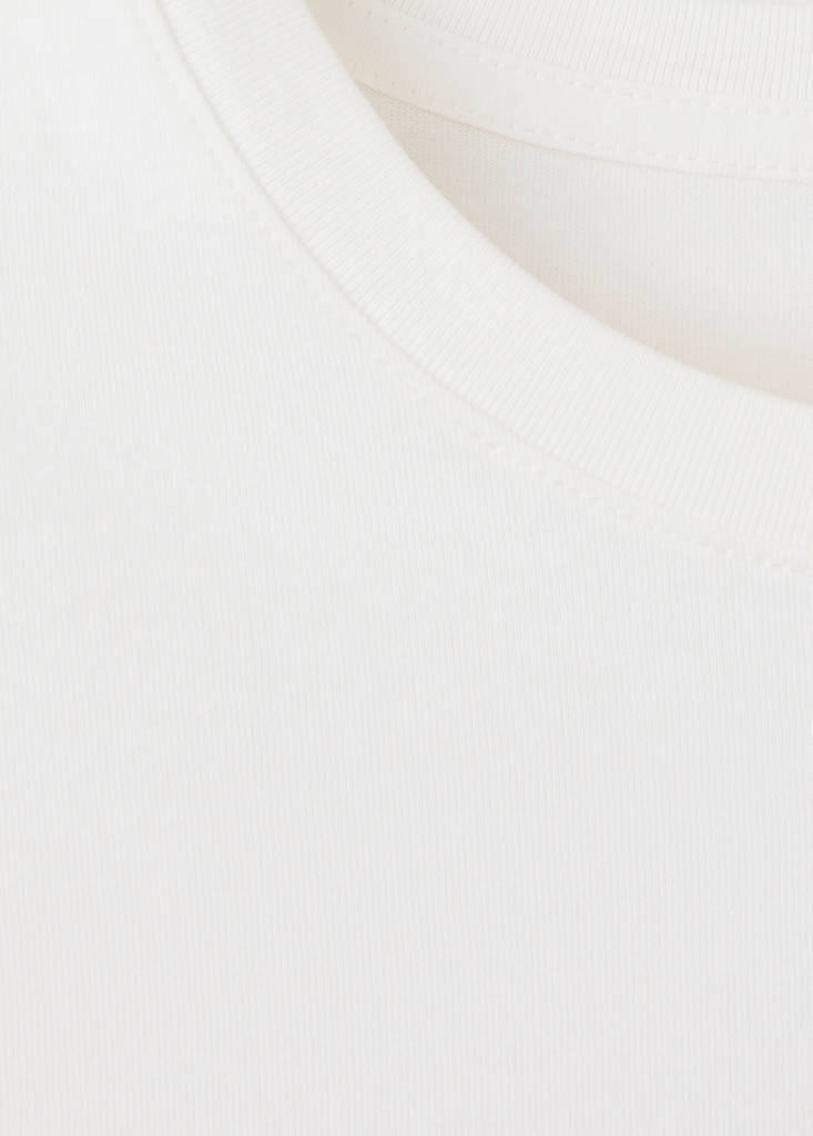 Cotton T-shirt with print detail - thumbnail 7