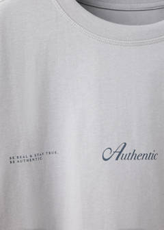 Printed cotton-blend t-shirt — Grey 6