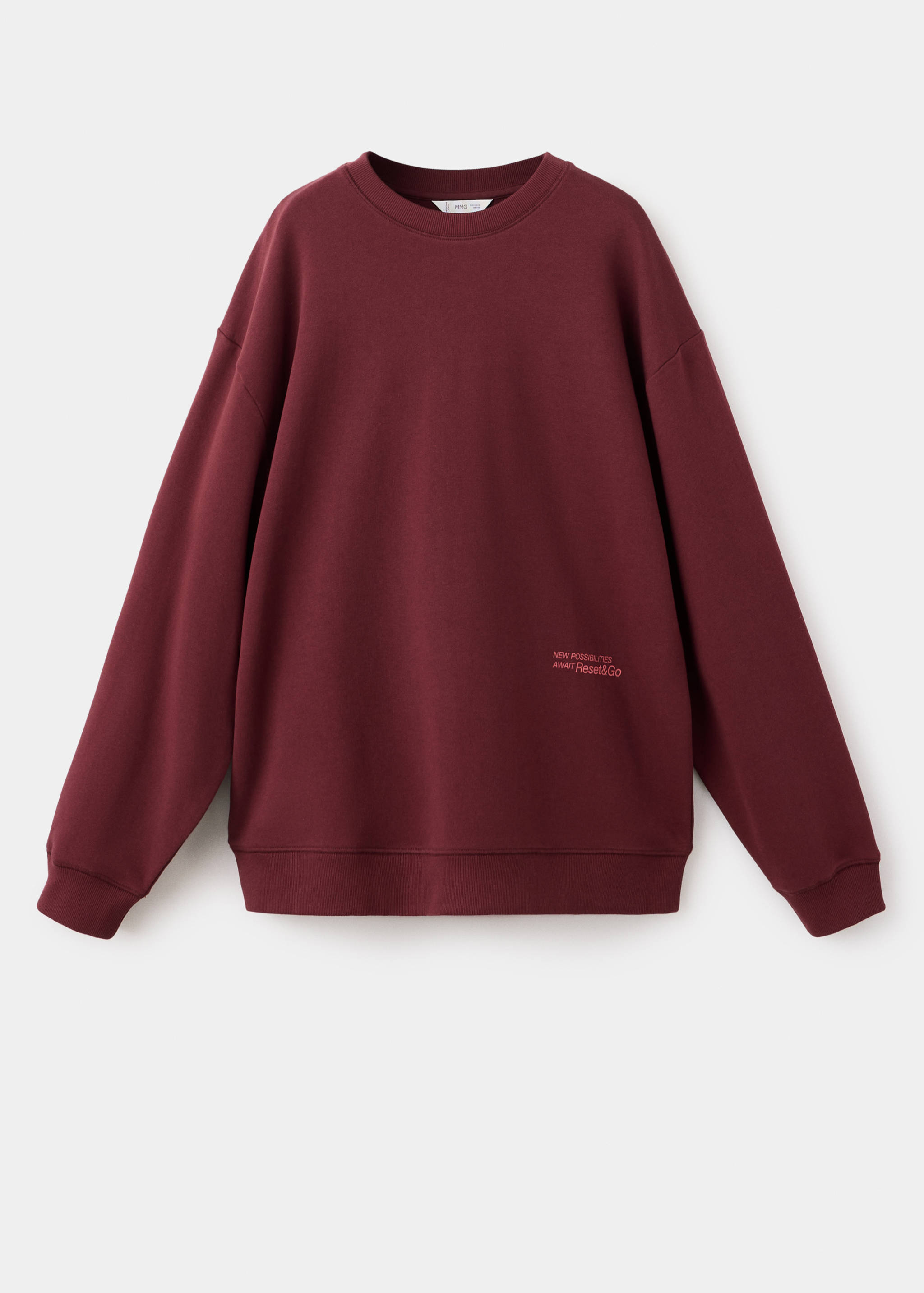 Printed cotton sweatshirt - Article without model
