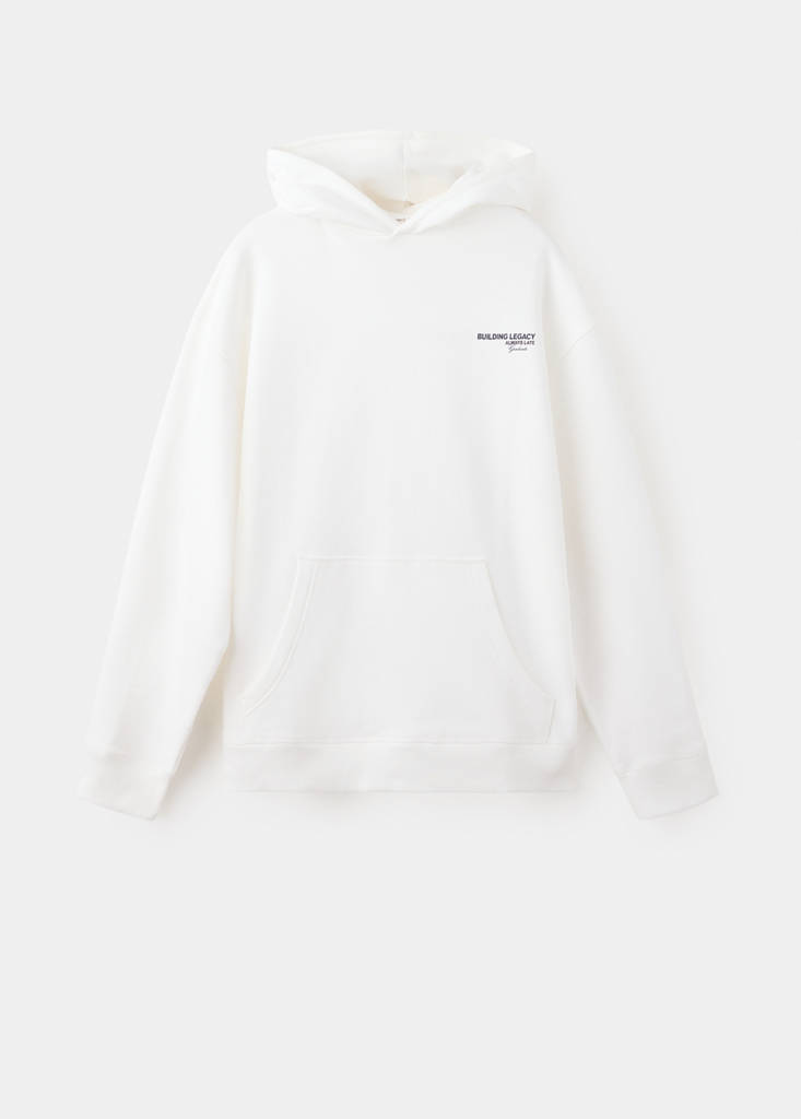 Printed cotton sweatshirt — Off White