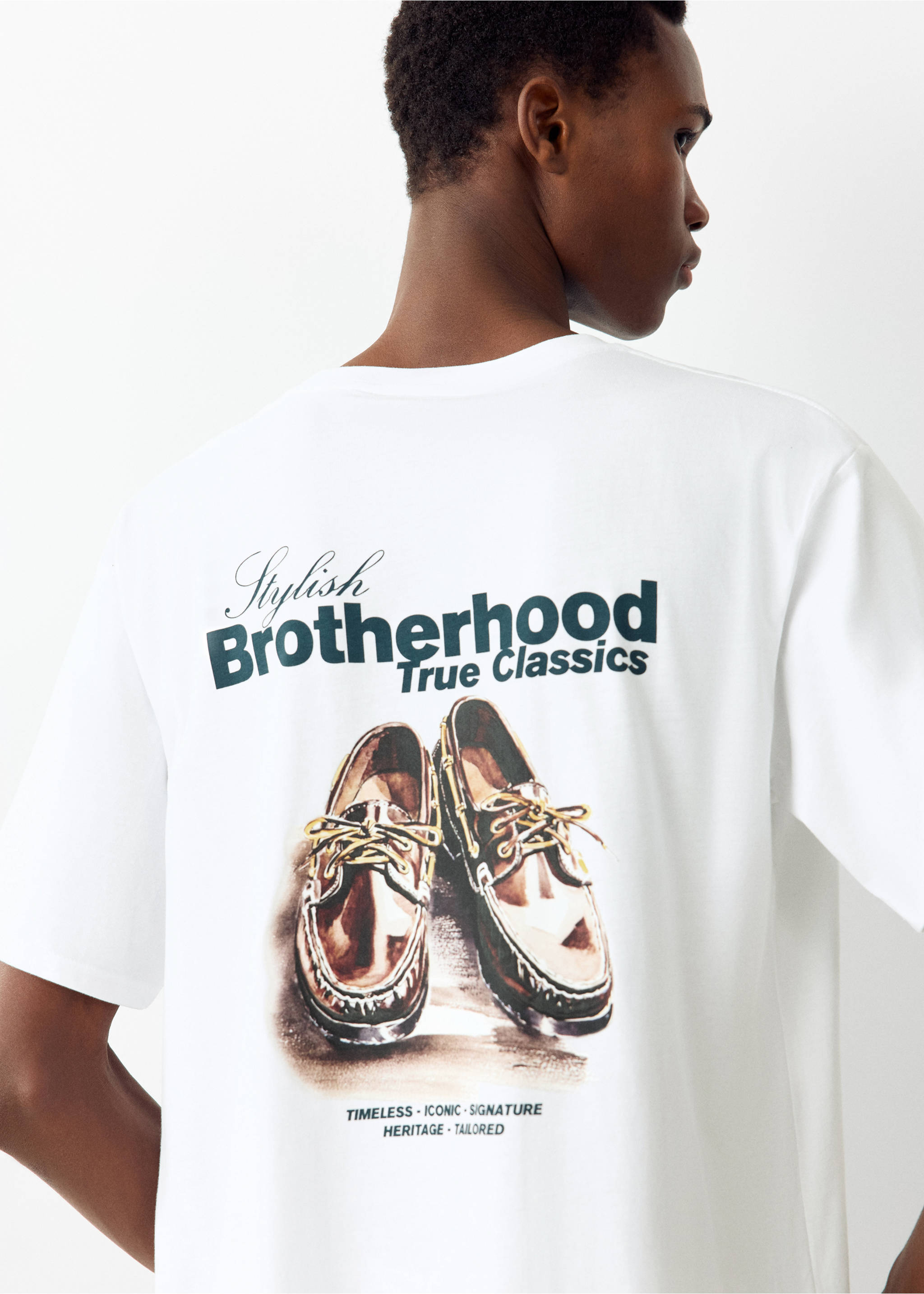 Cotton T-shirt with graphic print - 상품 반전:, 오프 화이트. Ref: 37036006-00.