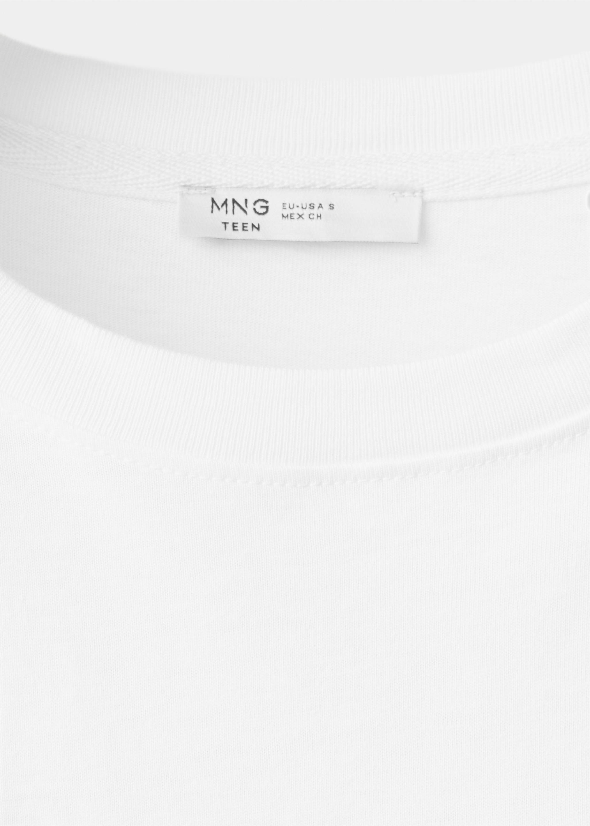 Cotton T-shirt with graphic print - 상품 내역: 0, 오프 화이트. Ref: 37036006-00.