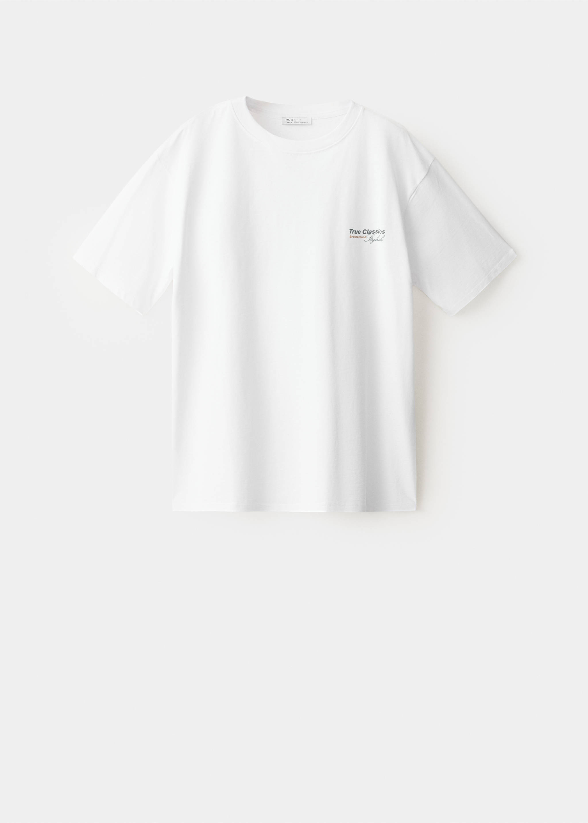 Cotton T-shirt with graphic print - 모델 없는 상품, 오프 화이트. Ref: 37036006-00.