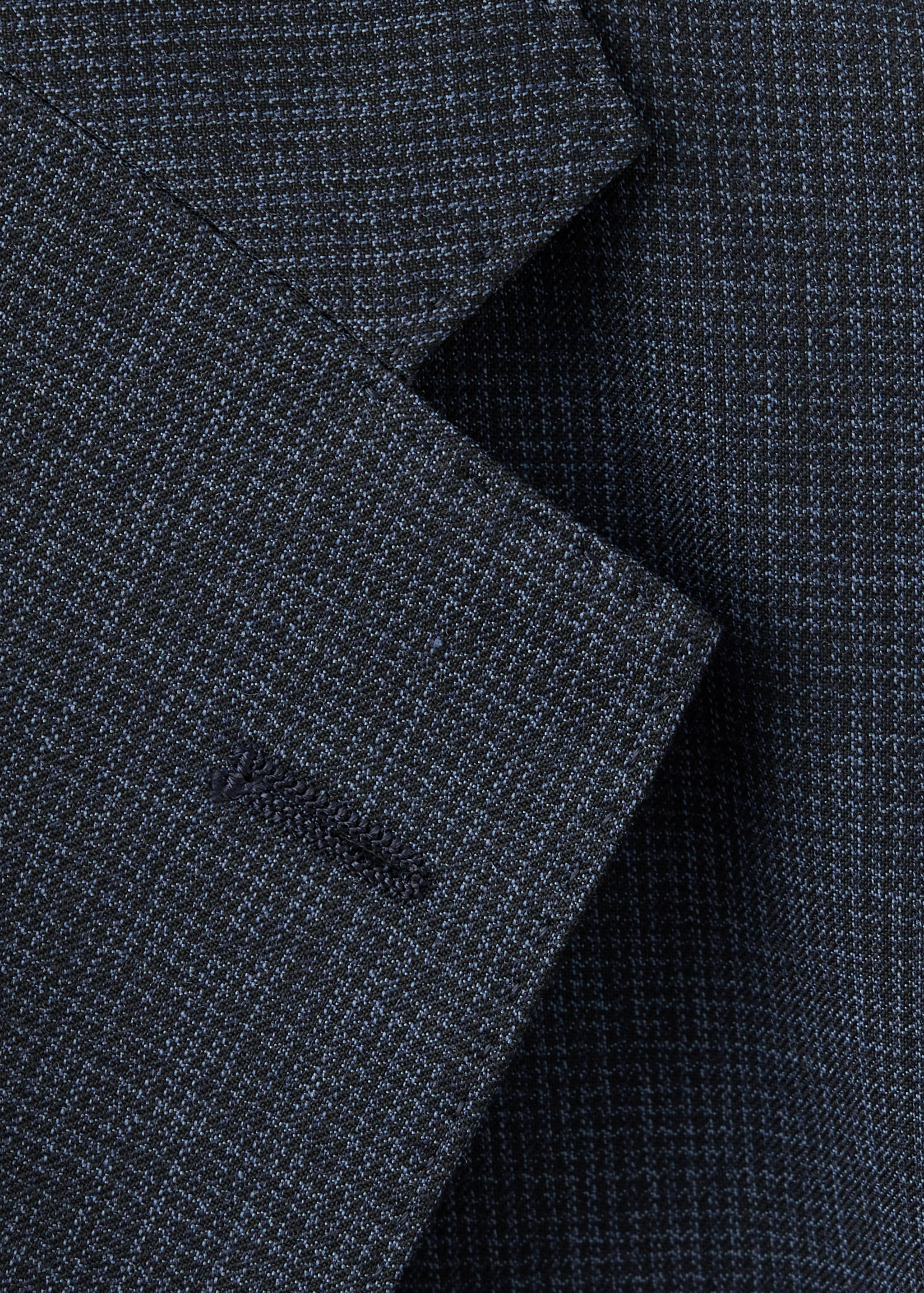 Slim fit wool blend blazer - Details of the article 8
