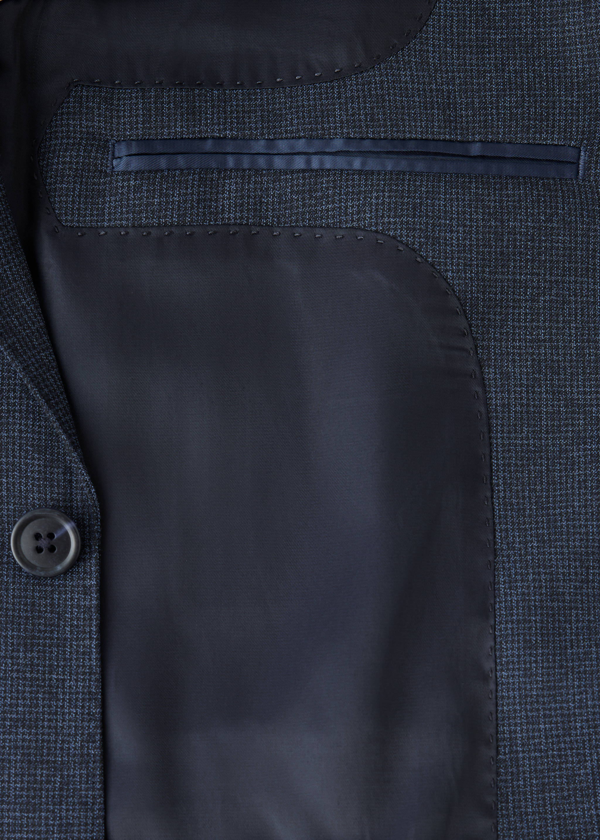 Slim fit wool blend blazer - Details of the article 0