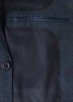 Slim fit wool blend blazer — Navy 10