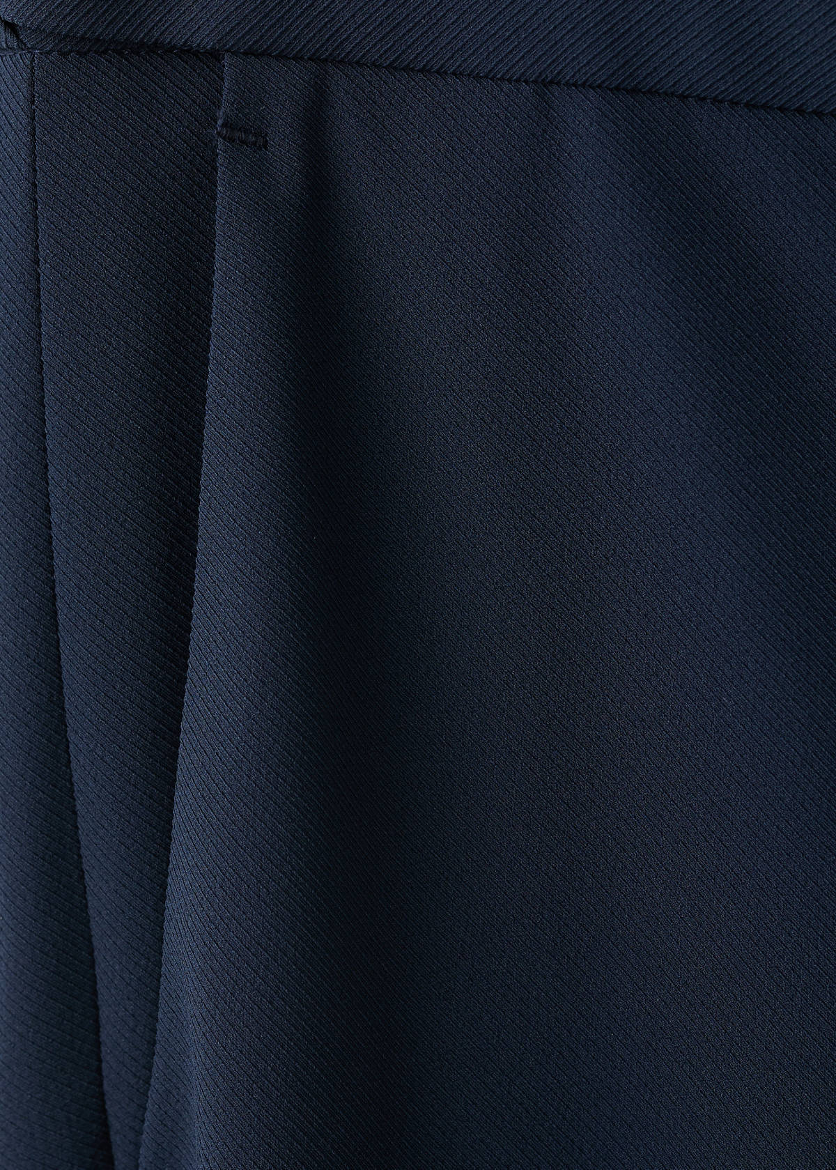 Thermoregulating slim fit suit trousers — Blue