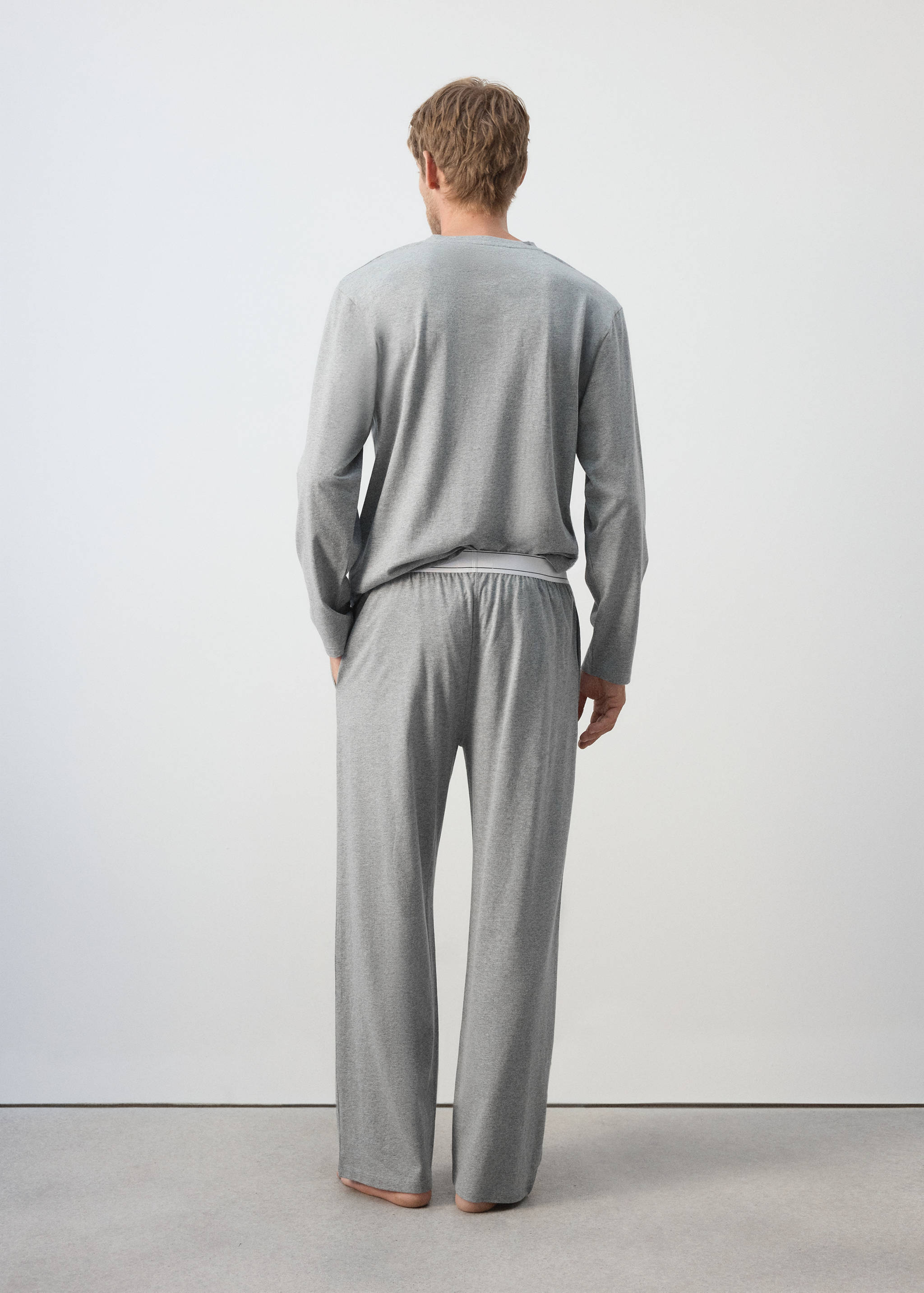 Long cotton pyjama pack - Details of the article 1