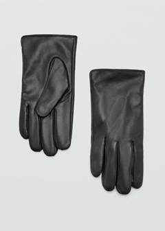 Leather gloves — Black 1