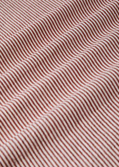 Striped cotton duvet cover Superking bed — Red 2