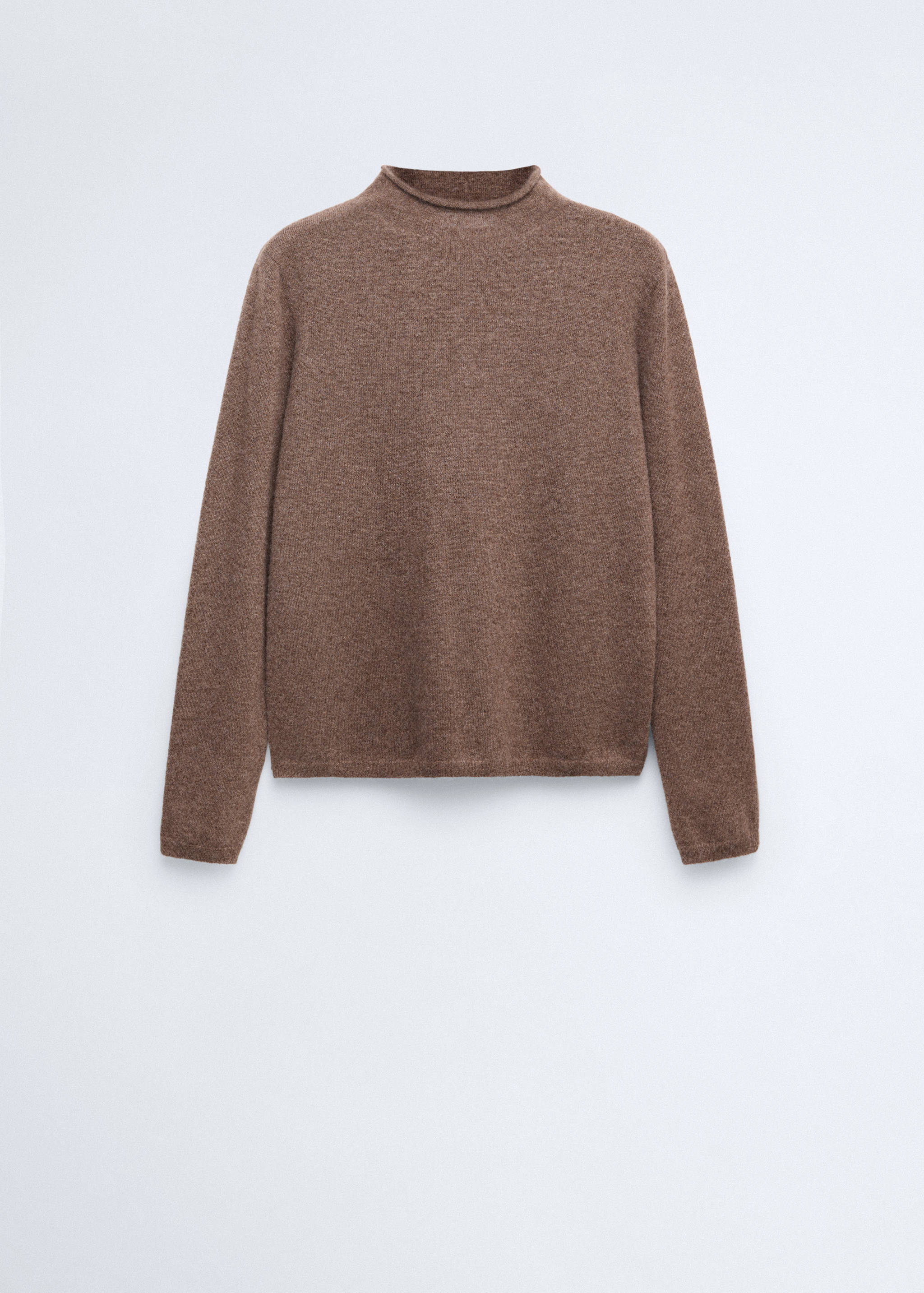 100% cashmere sweater with perkins neck - Article without model