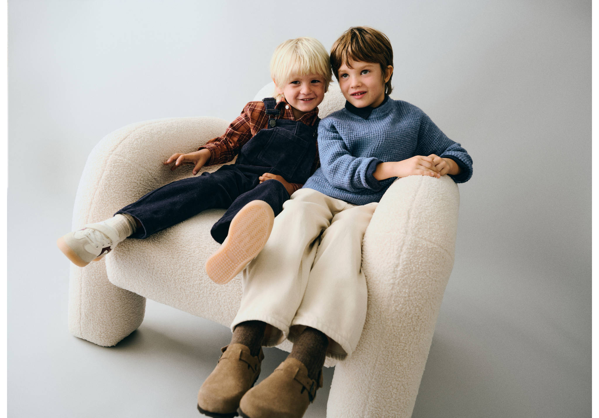 Textured knit sweater - Panoramic plane