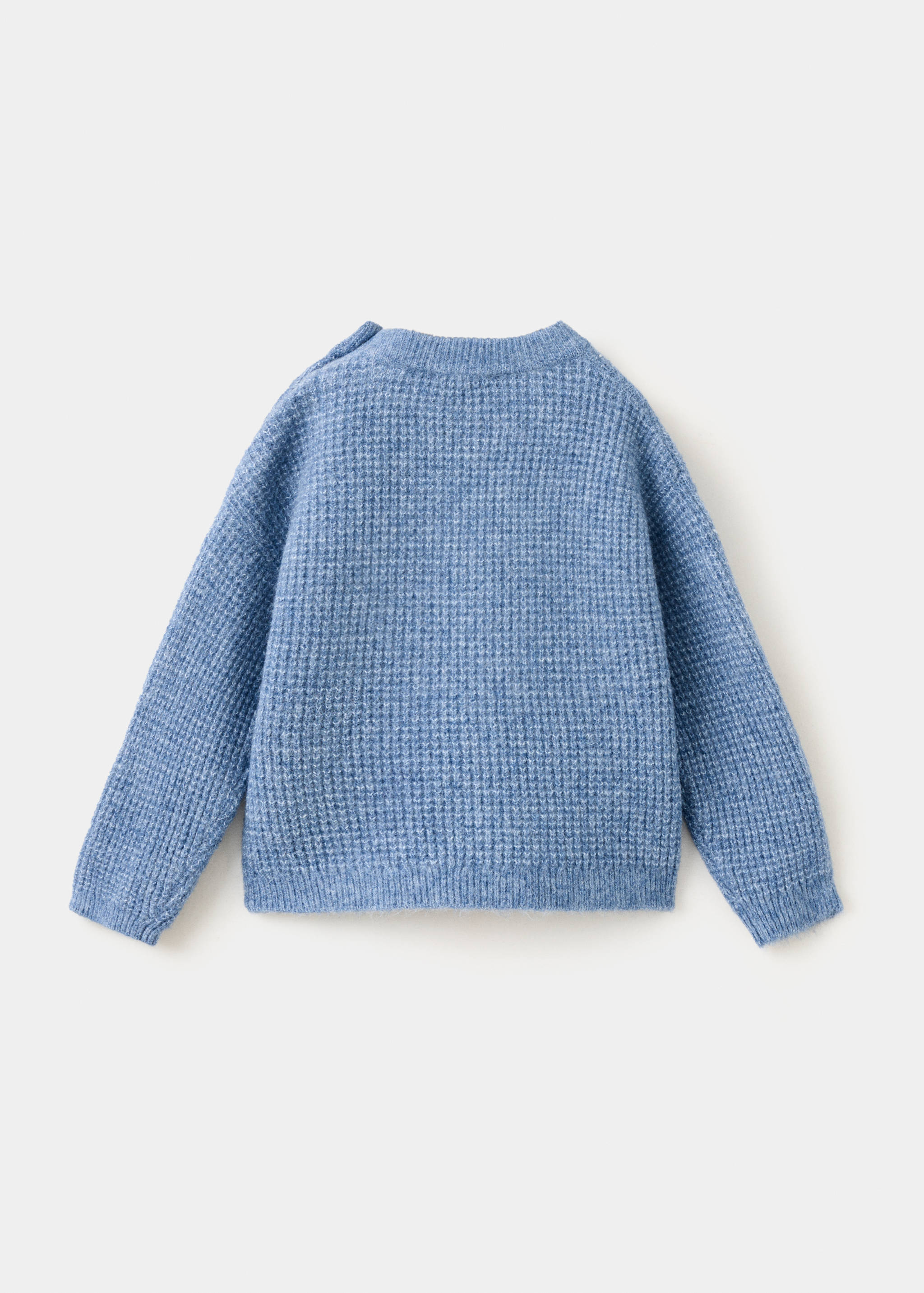 Textured knit sweater - Reverse of the article