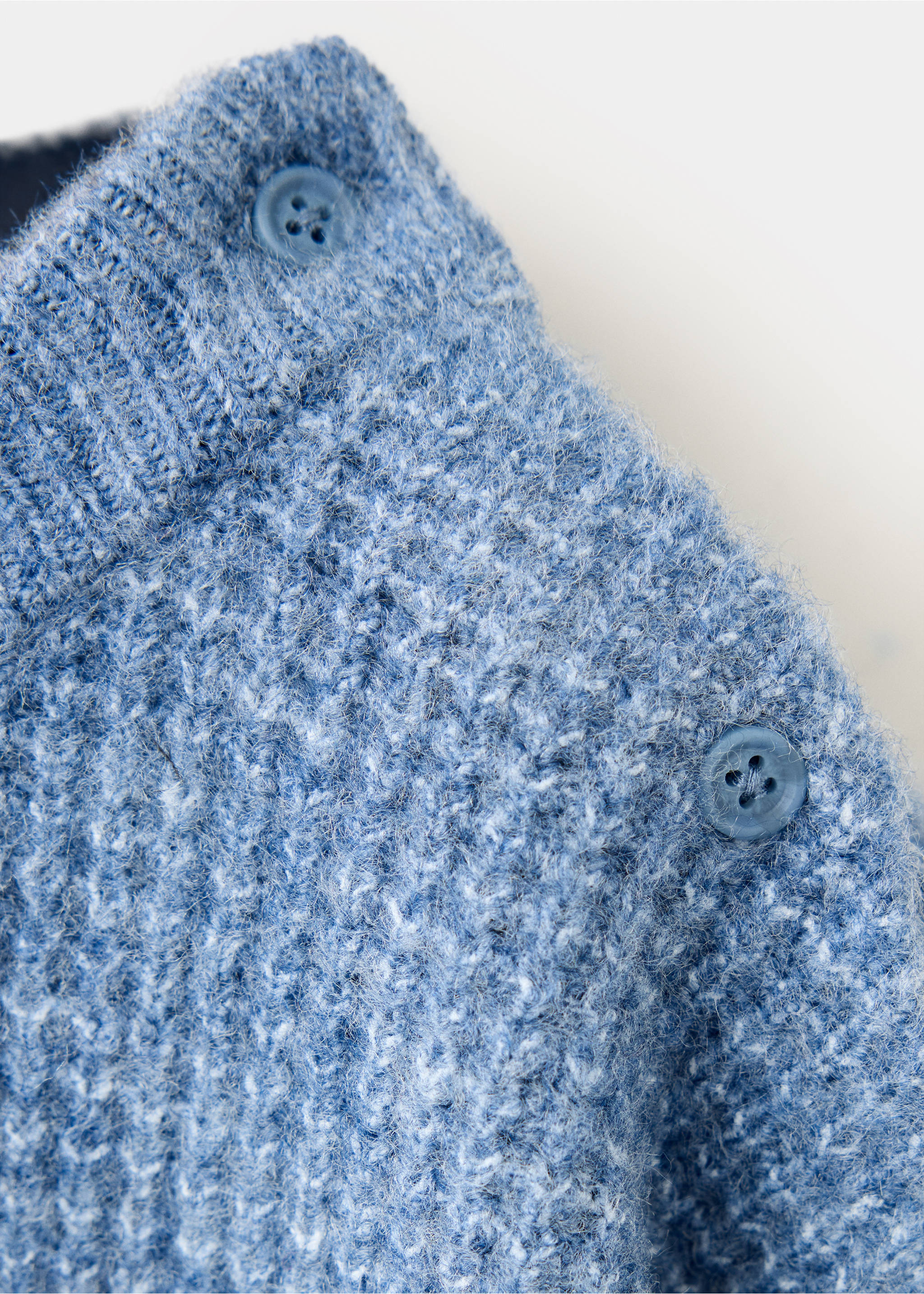 Pull-over maille texturé - Détail de l'article 8, Bleu. Ref: 37036337-00.