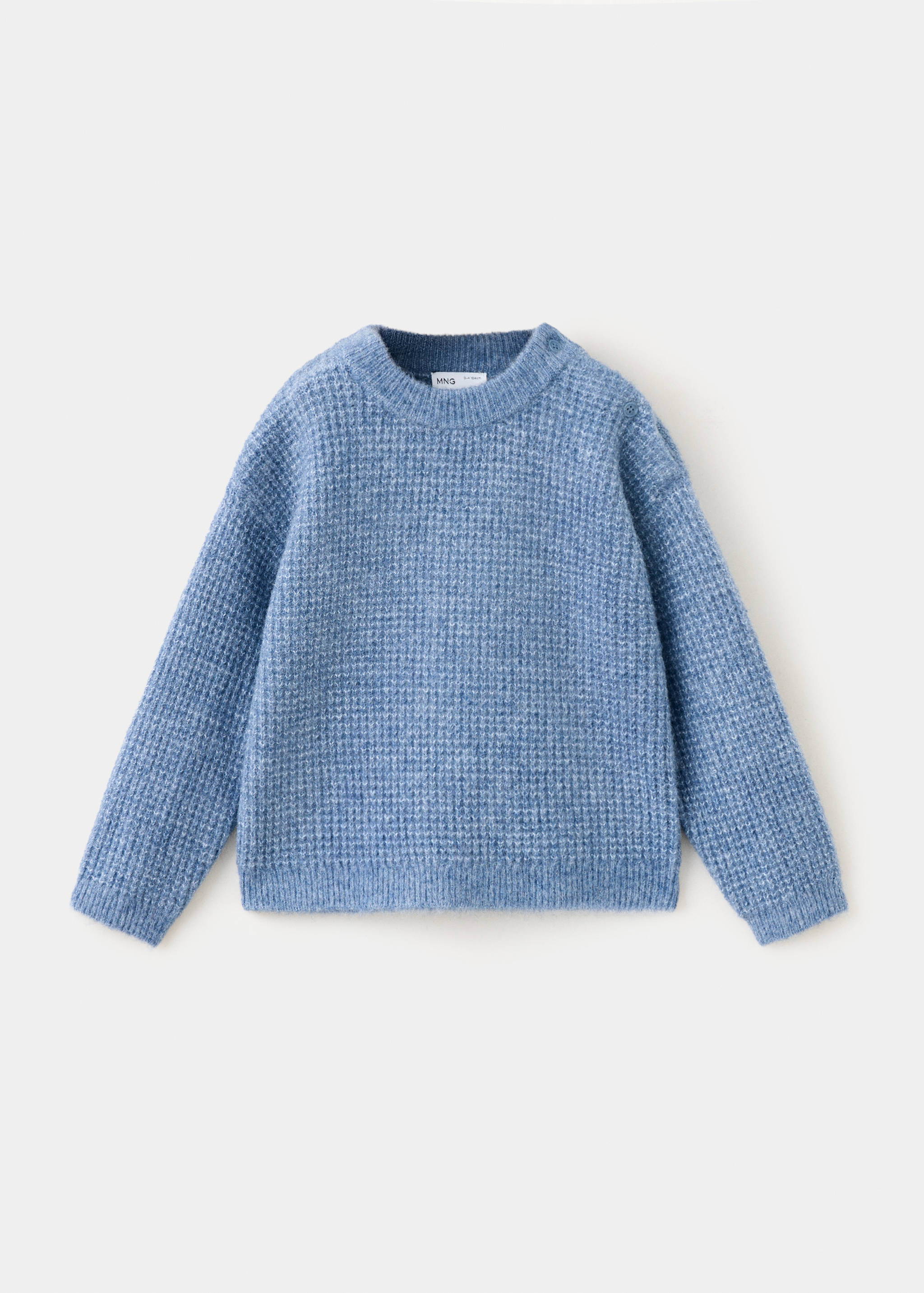 Textured knit sweater - Article without model