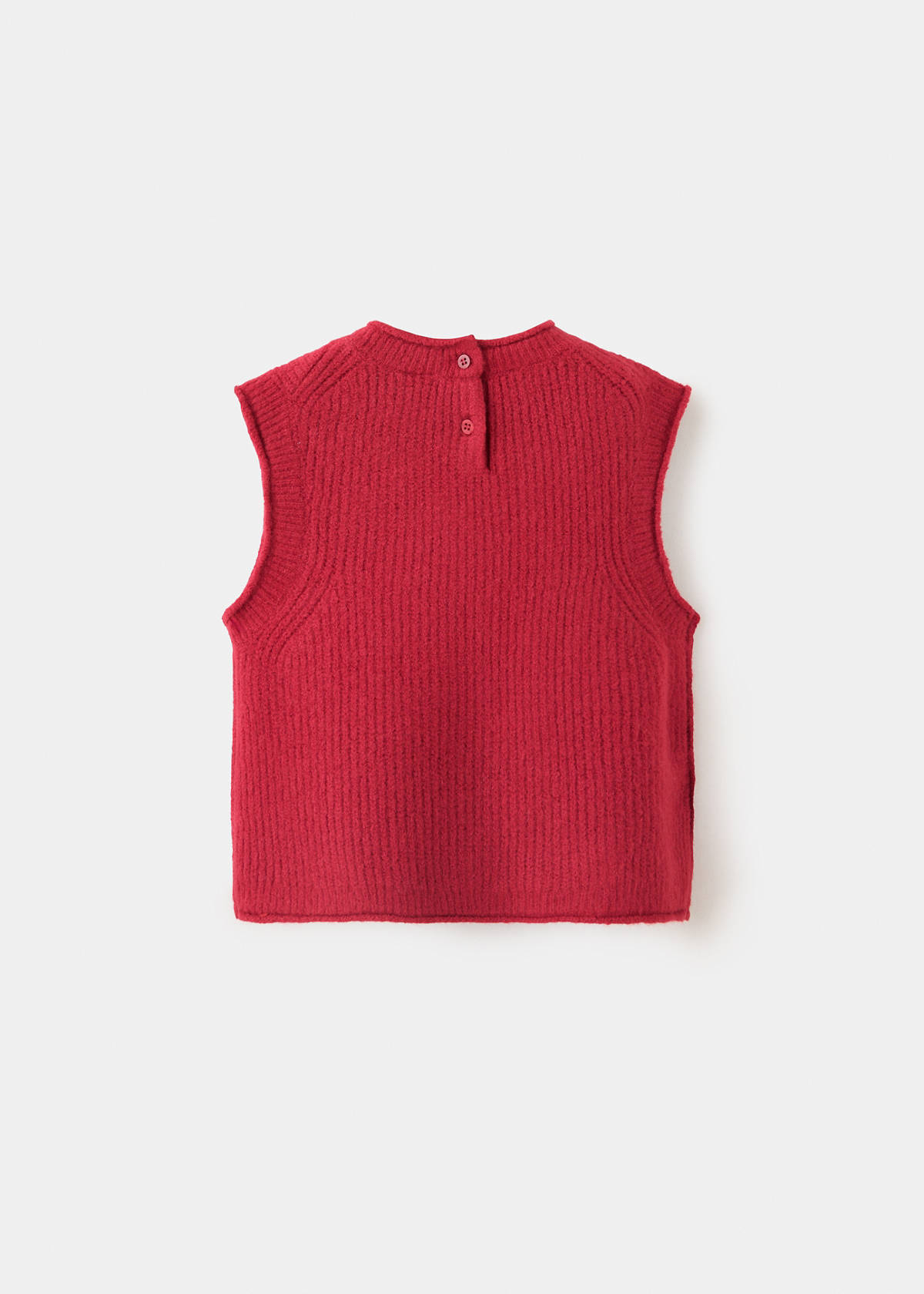 Ribbed jersey jacket — Red