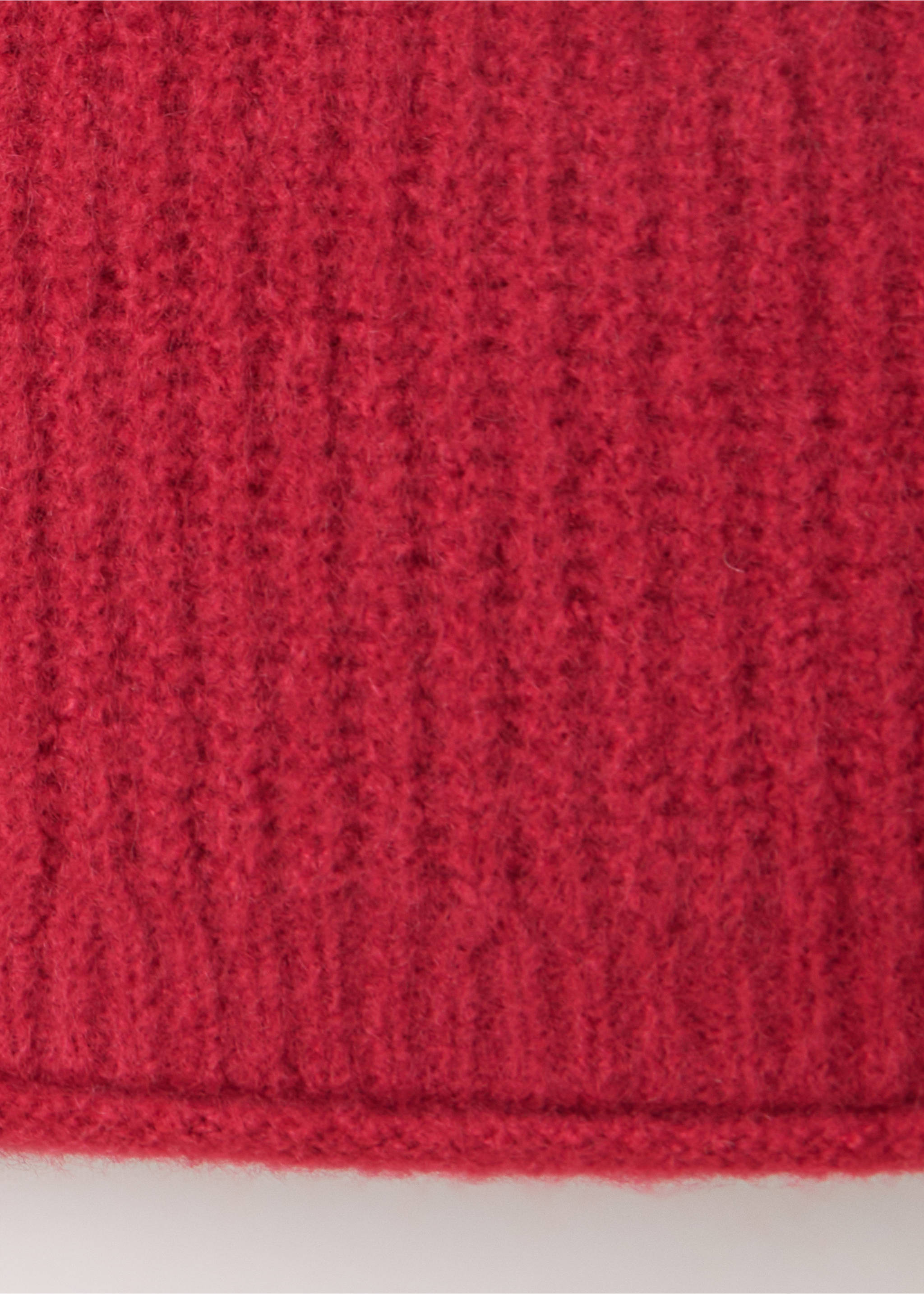 Ribbed jersey jacket - Details of the article 0, Red. Ref: 37036339-00.