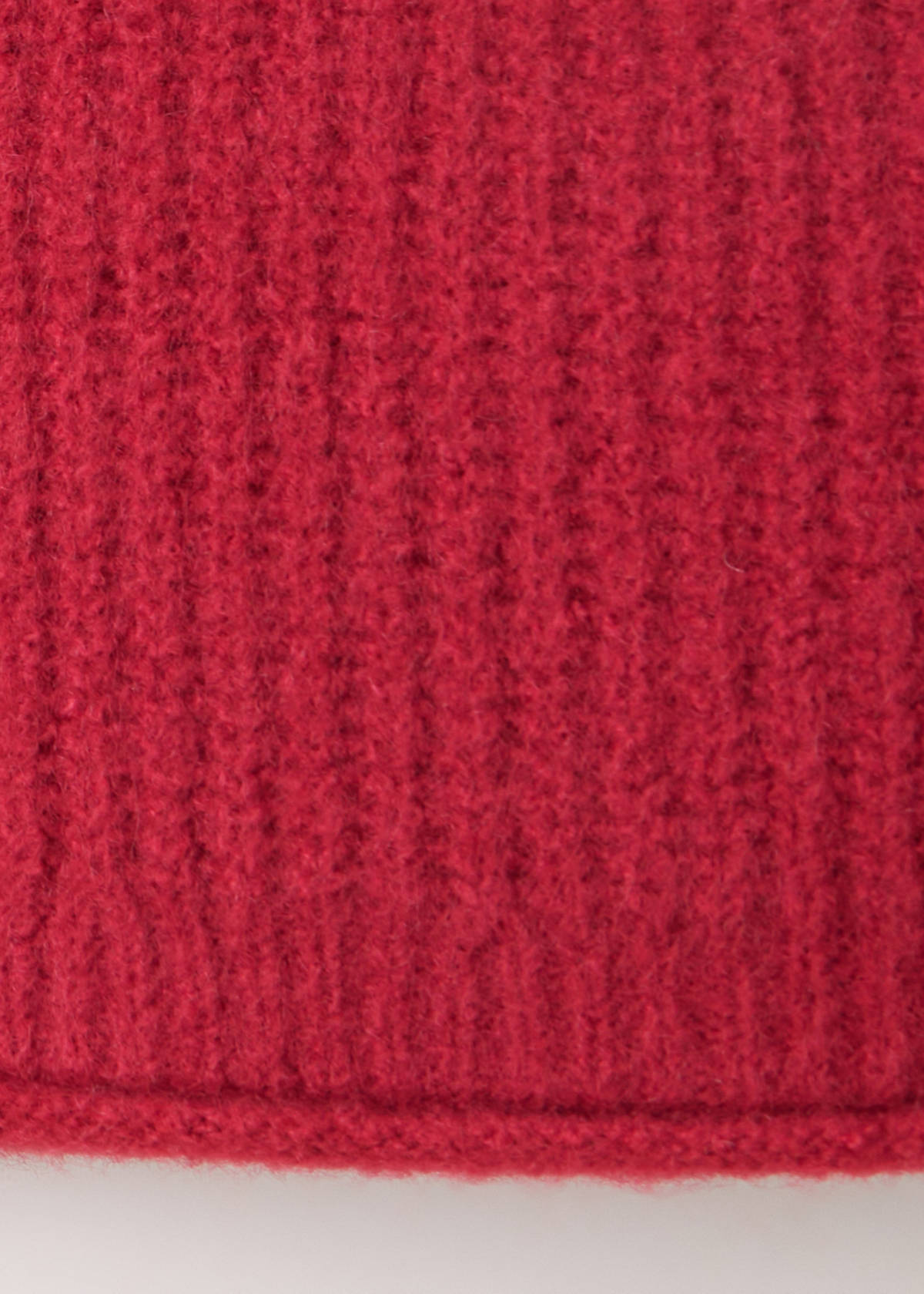 Ribbed jersey jacket — Red