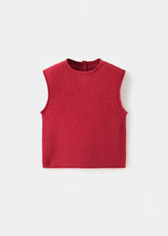 Ribbed jersey jacket — Red 2