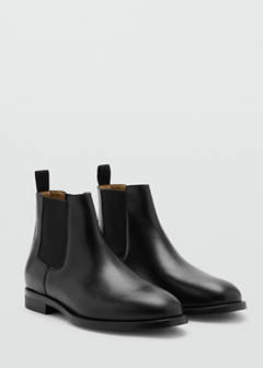 Polished leather chelsea boots — Black 2