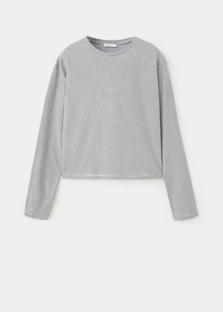 Striped cotton T-shirt - thumbnail 4
