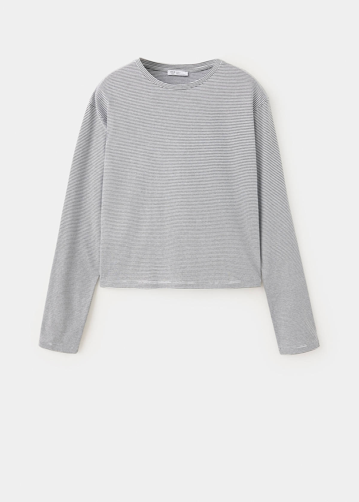 Striped cotton T-shirt — Off White