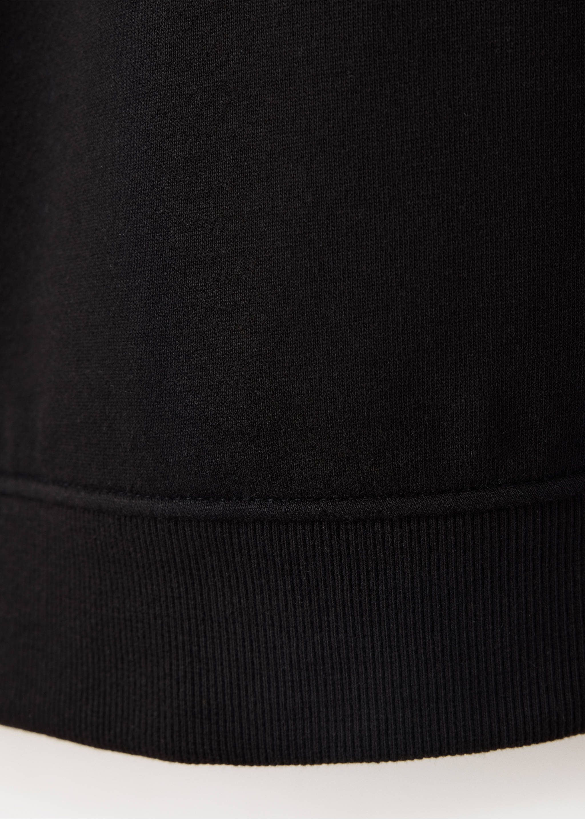 Cotton sweatshirt with sequin detail - Детальніше про товар 0, Чорний. Ref: 37036359-00.