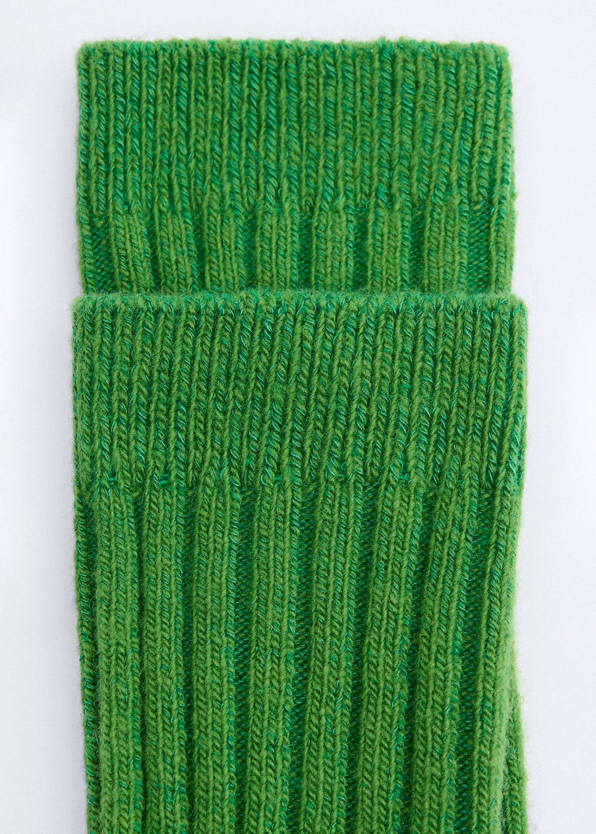 Wool-blend socks — Green