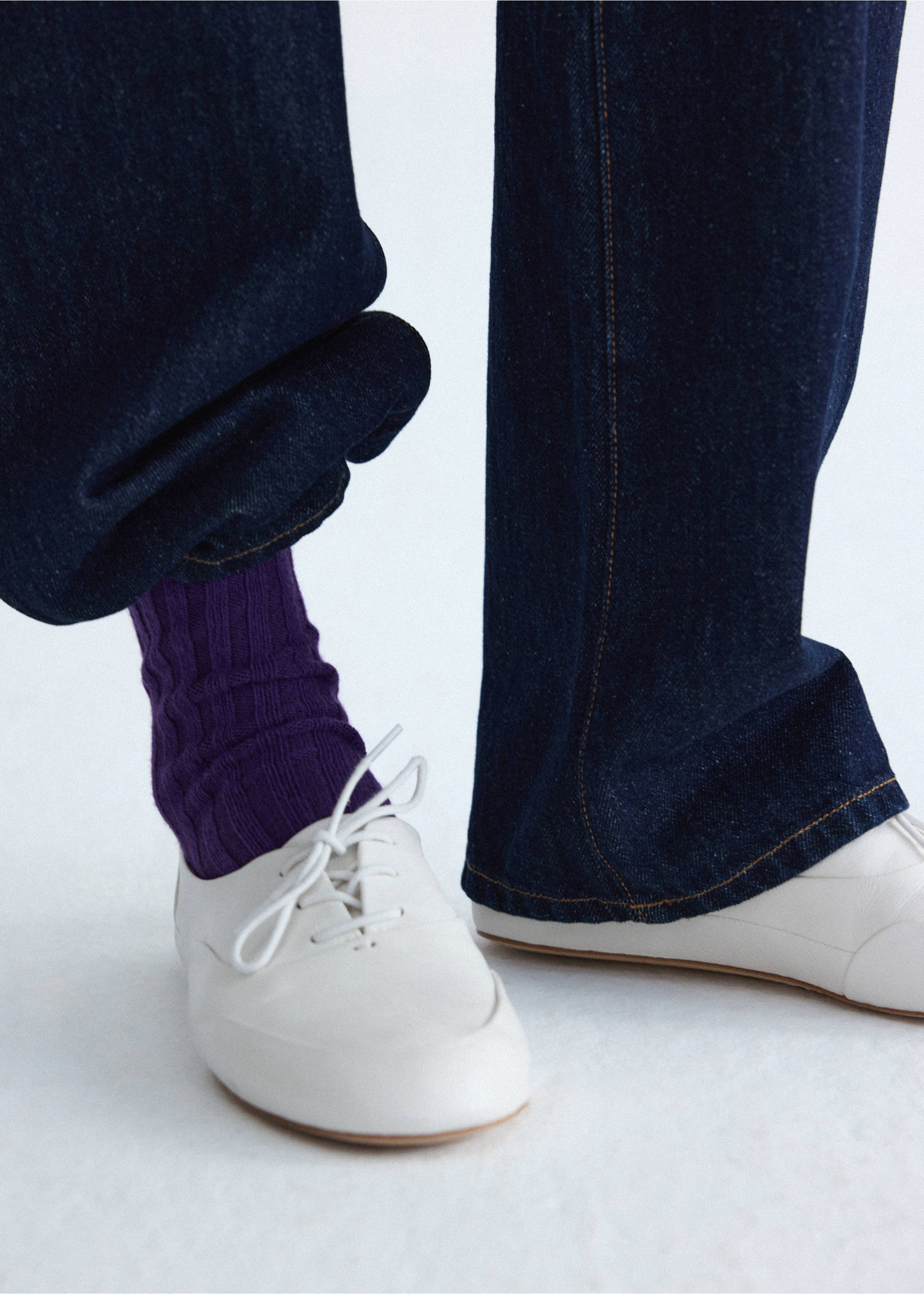 Wool-blend socks - General plane, Purple. Ref: 37036360-00.