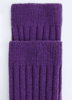Wool-blend socks — Purple 3