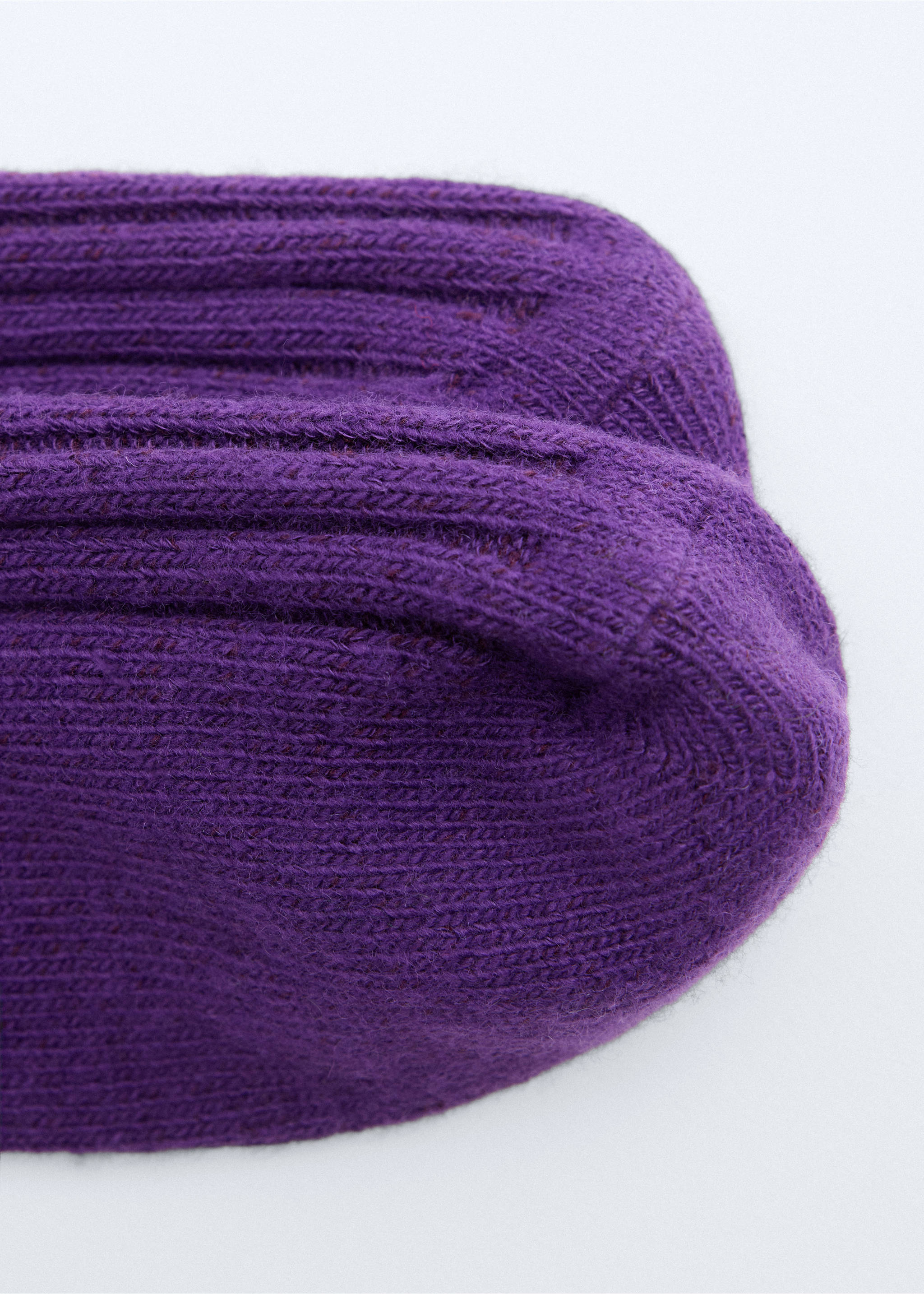 Wool-blend socks - Details of the article 1, Purple. Ref: 37036360-00.