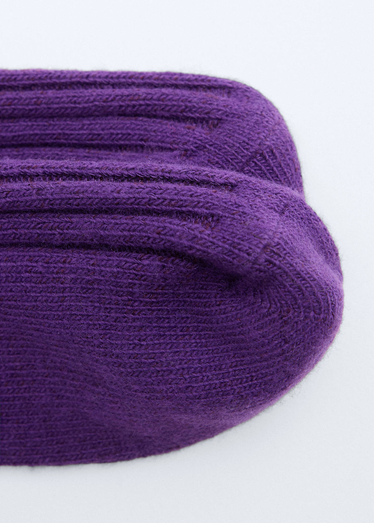 Wool-blend socks — Purple