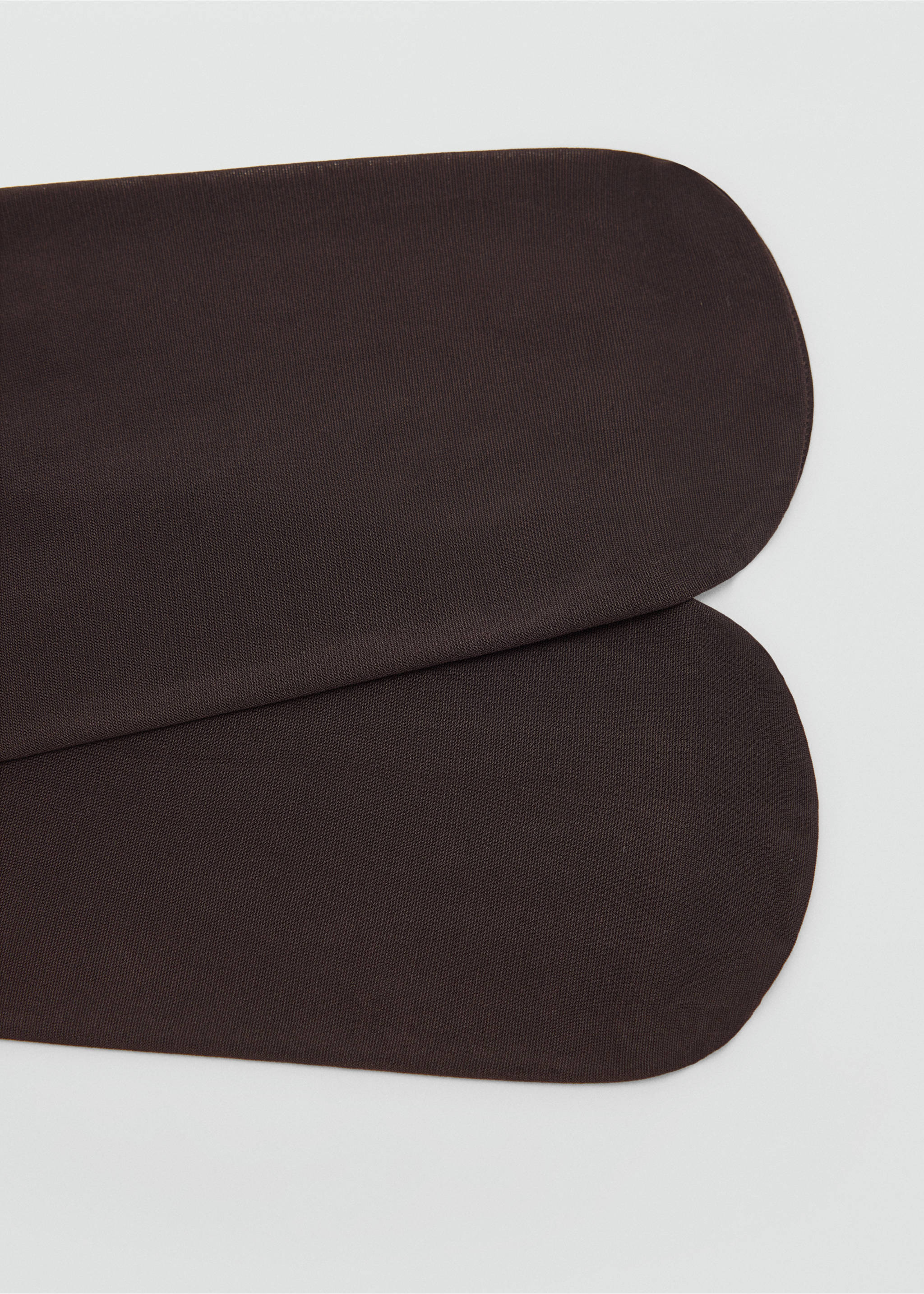 Thin veiled tights - Details of the article 1, Chocolate. Ref: 37036361-00.