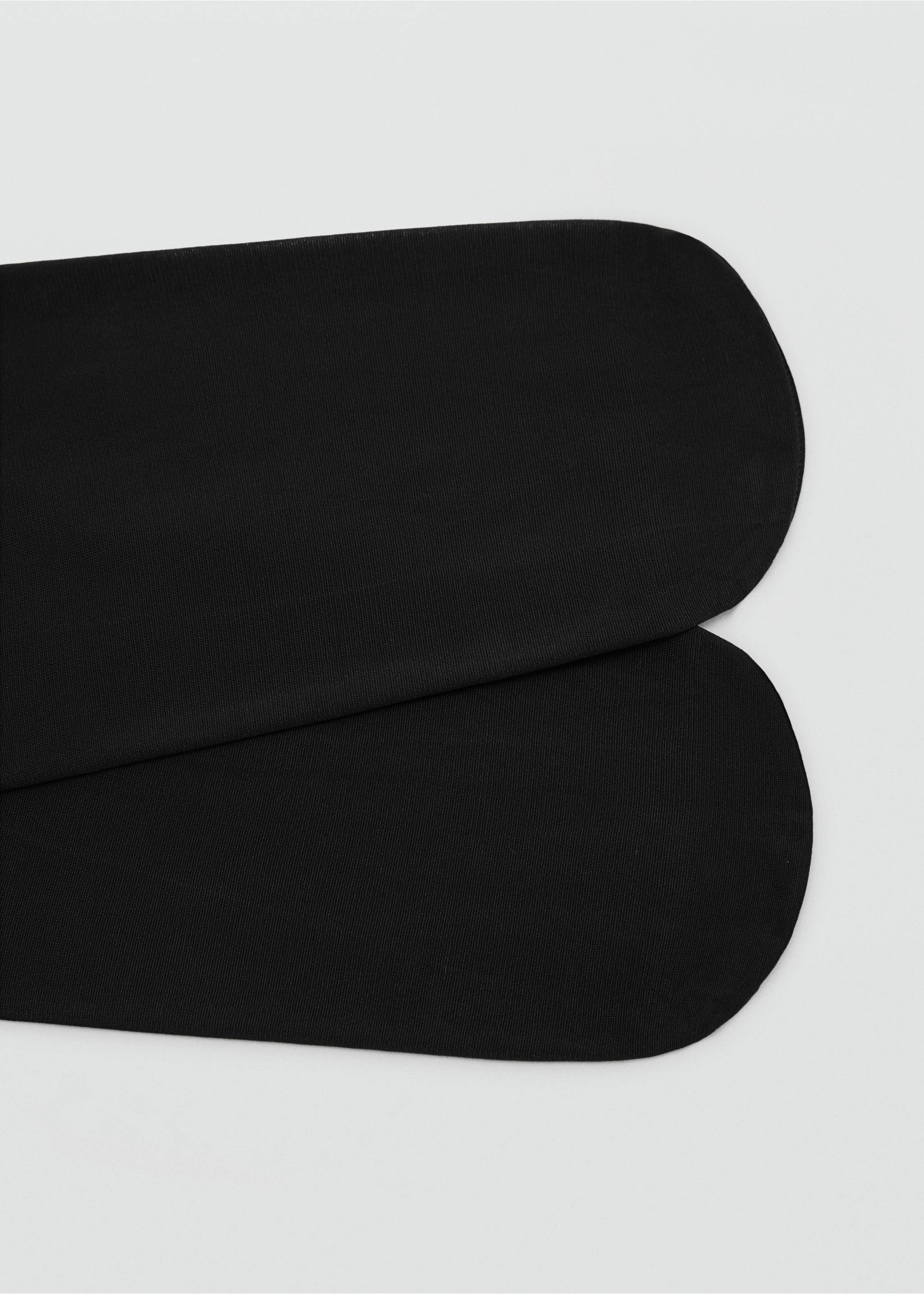 Thin veiled tights - Details of the article 1, Black. Ref: 37036361-00.