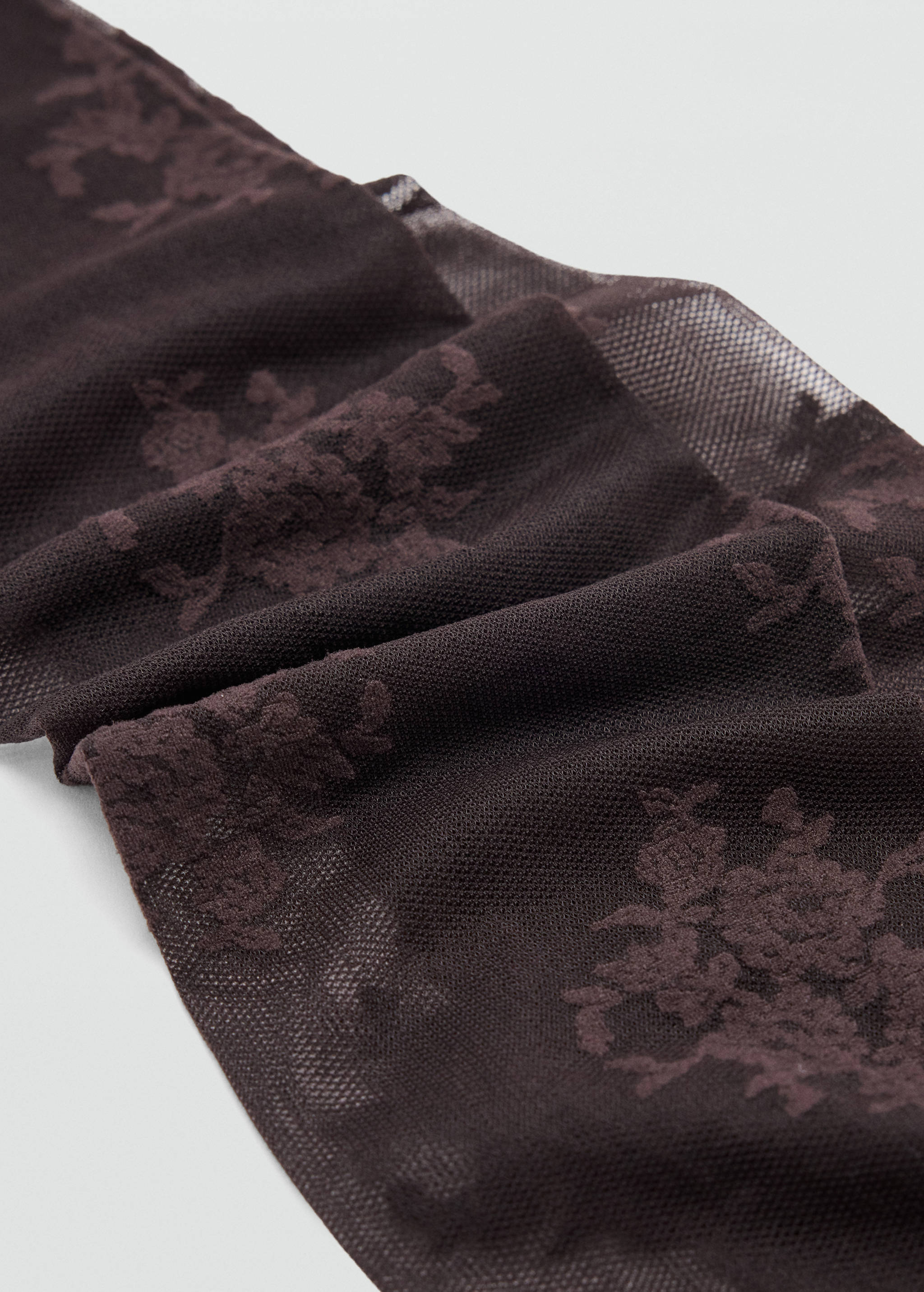 Lace sheer stockings - Medium plane