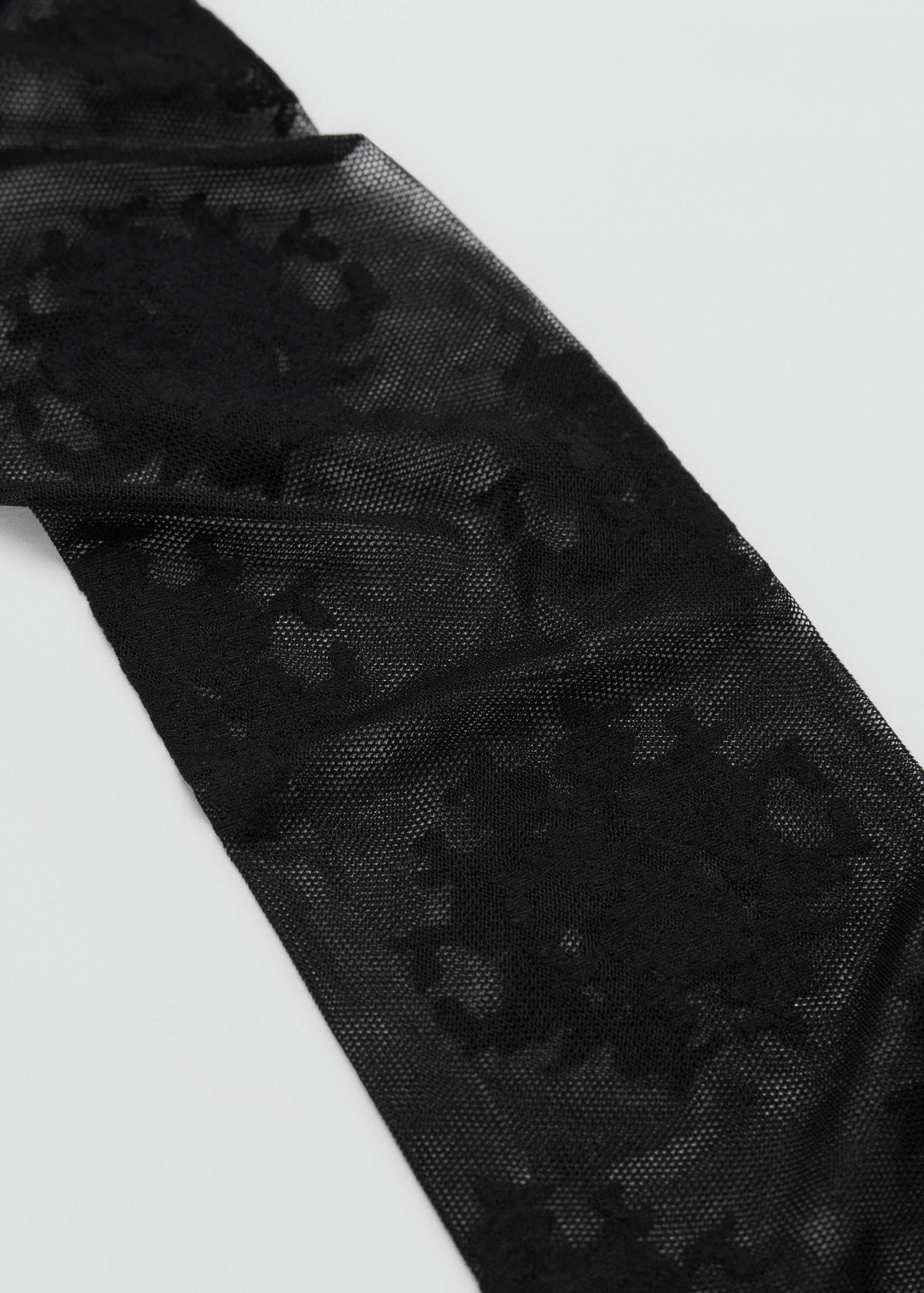 Lace sheer stockings - Medium plane