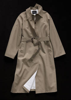 Oversized trench coat with belt — Khaki 7