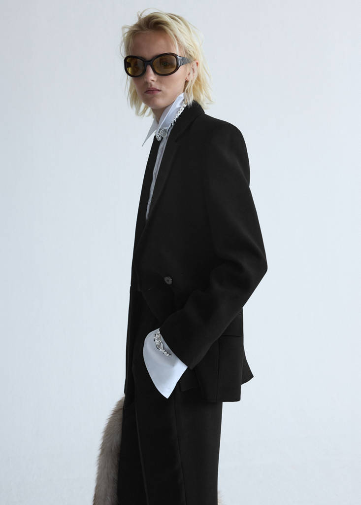 Double-breasted suit jacket - thumbnail 6