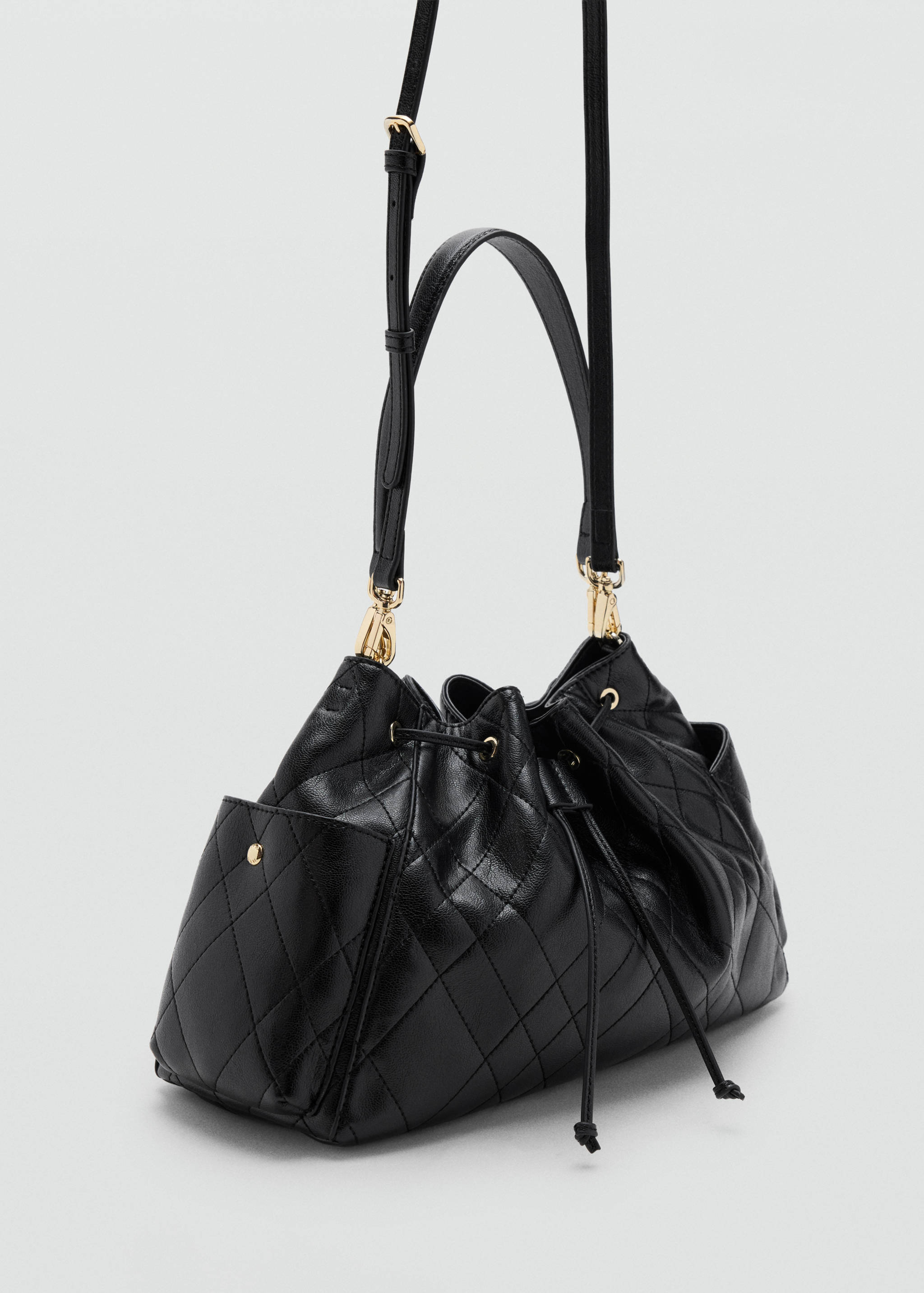 Quilted shoulder bag - Medium plane