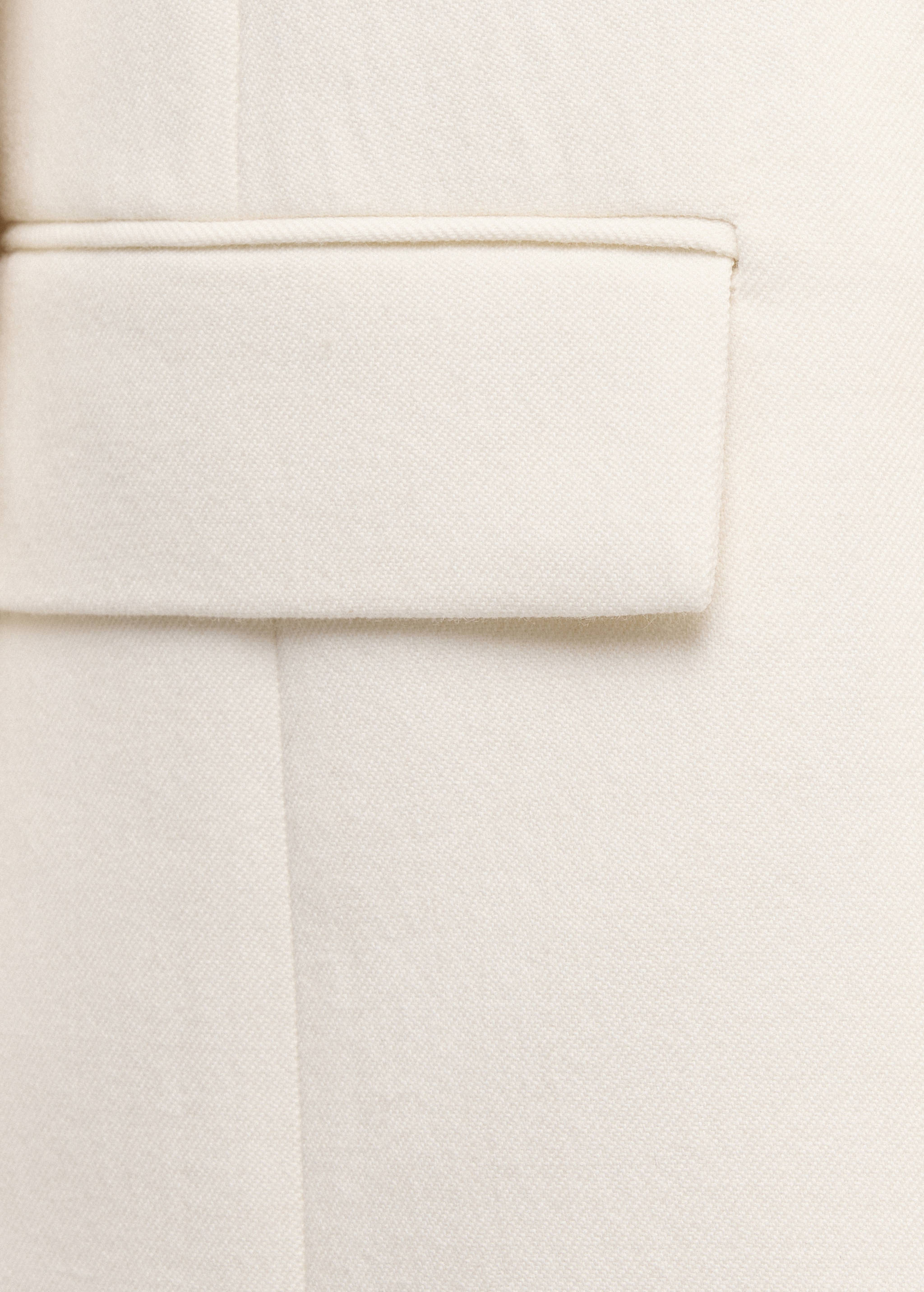 Double-breasted wool blazer - Details of the article 0