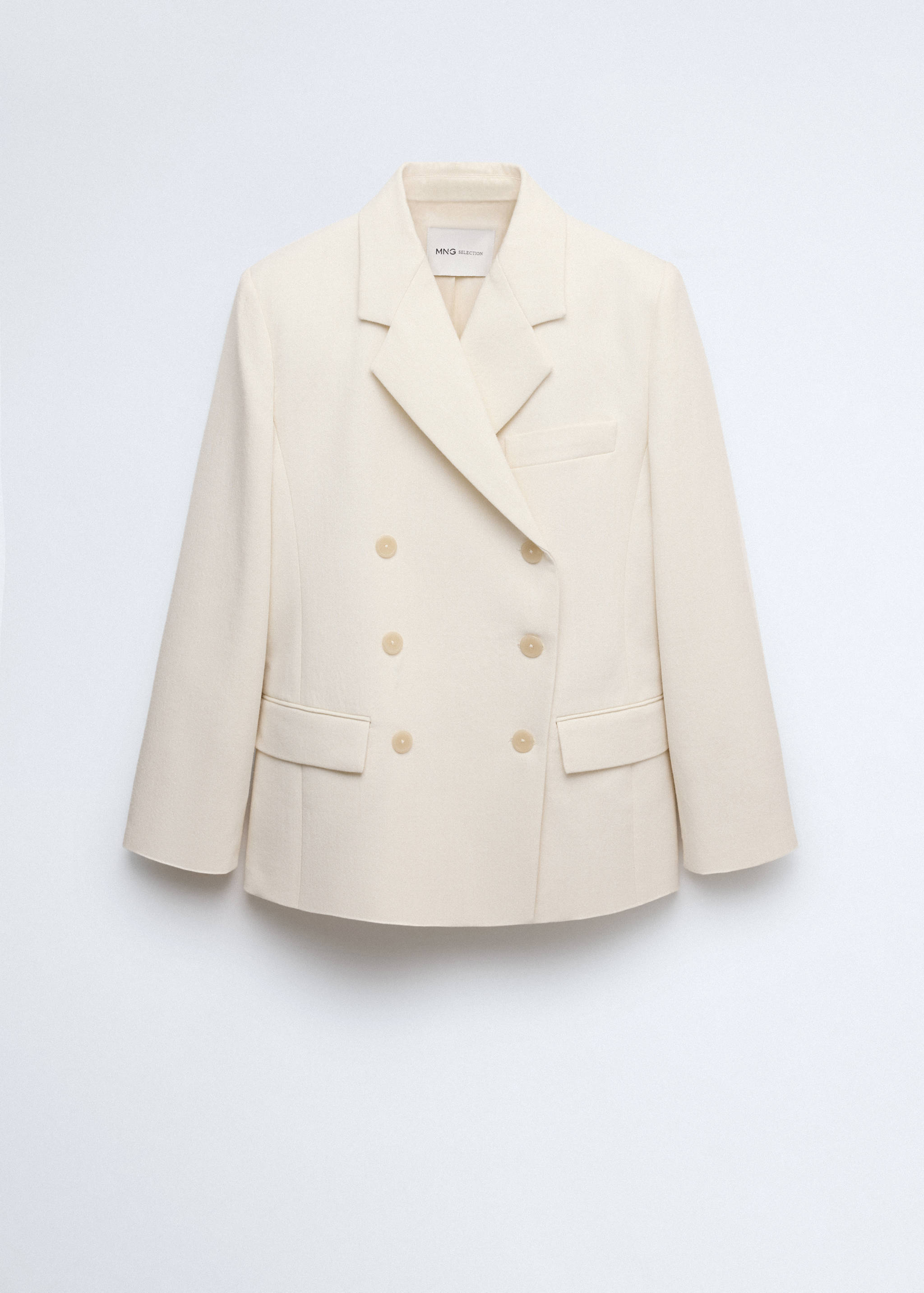 Double-breasted wool blazer - Article without model
