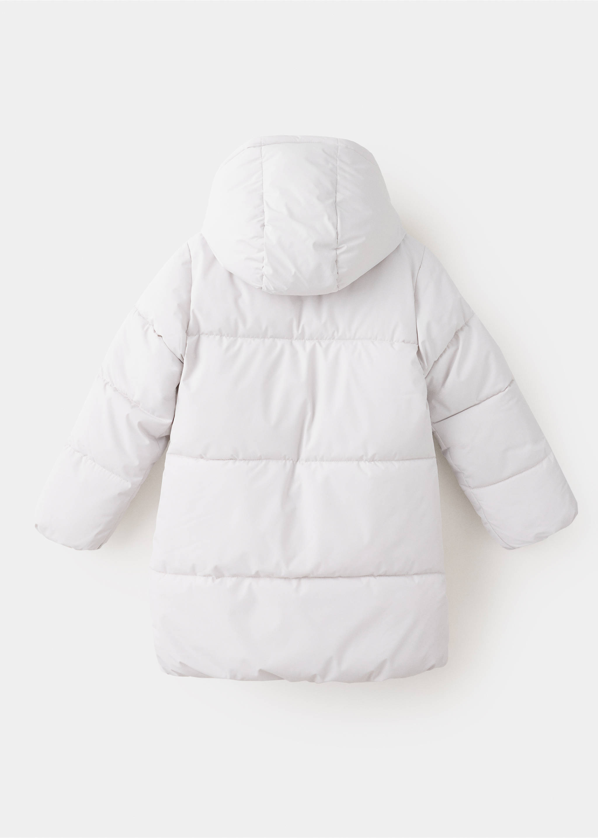 Anorak acolchado capucha - Reverso del artículo, Crudo. Ref: 37036722-00.
