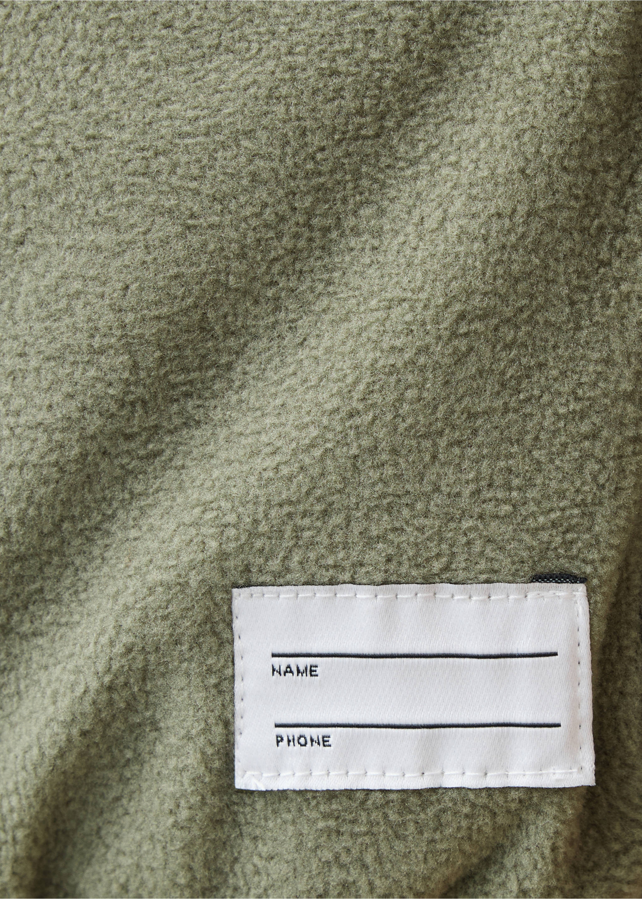Anorak acolchado capucha - Detalle del artículo 0, Khaki. Ref: 37036722-00.