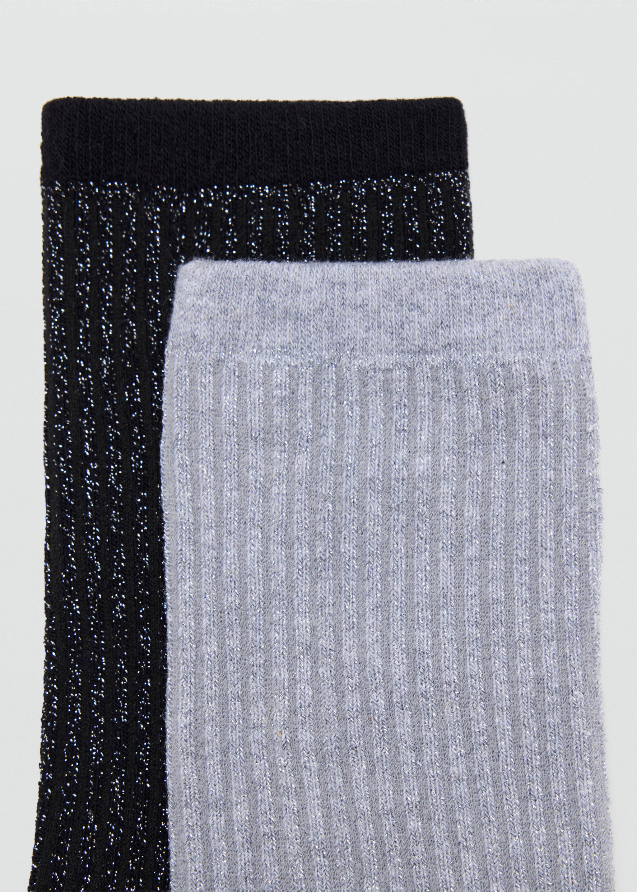2 pack lurex socks - Details of the article 8, Grey. Ref: 37036723-00.